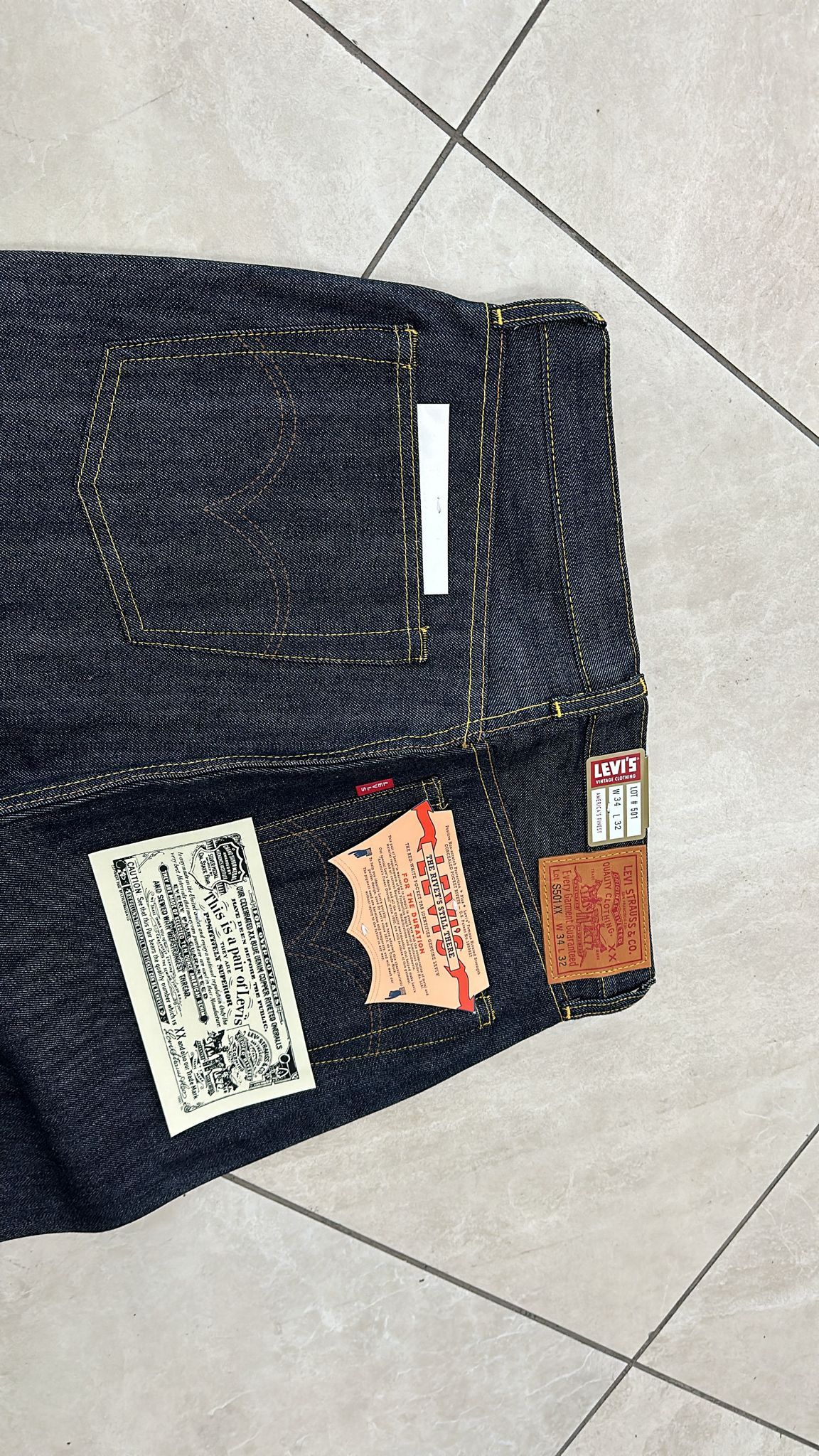 Levi's Vintage Clothing LVC Levi's Vintage Clothing 1944 S501 Perfect Imperfections Size US 34 / EU 50 - 2 Thumbnail