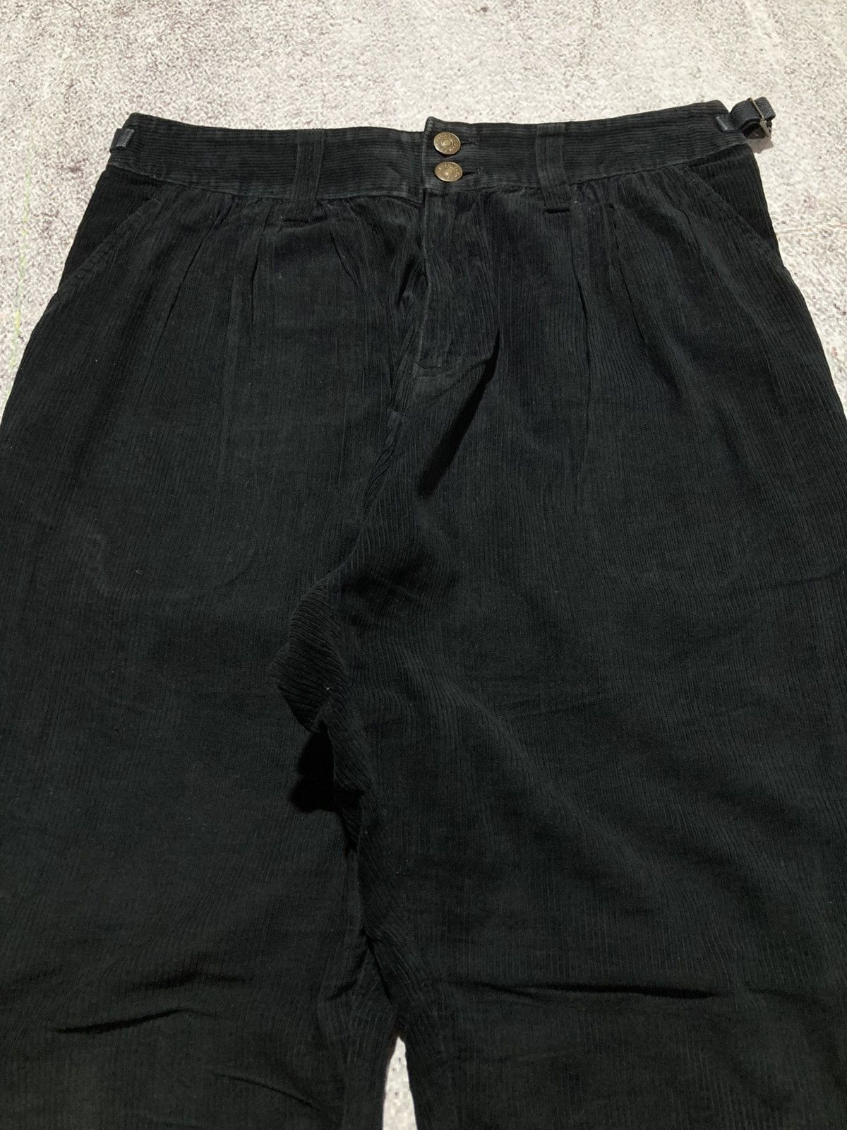 Issey Miyake 2000s Tsumori Chisato by Issey Miyake Corduroy Pants Black Size US 29 - 4 Thumbnail