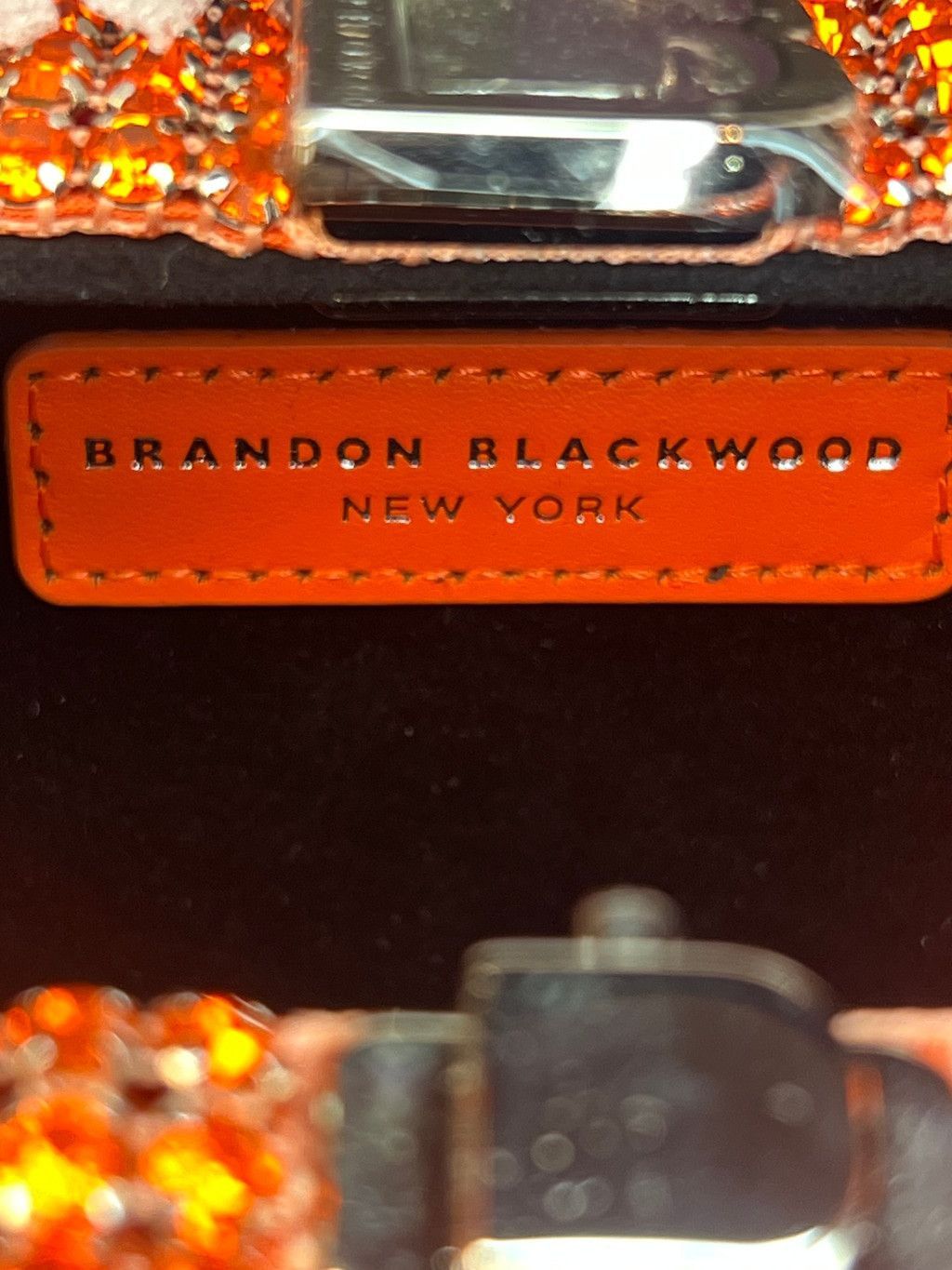 Brandon Blackwood Brandon Blackwood Crystal Trunk - Persimmon Size ONE SIZE - 3 Thumbnail
