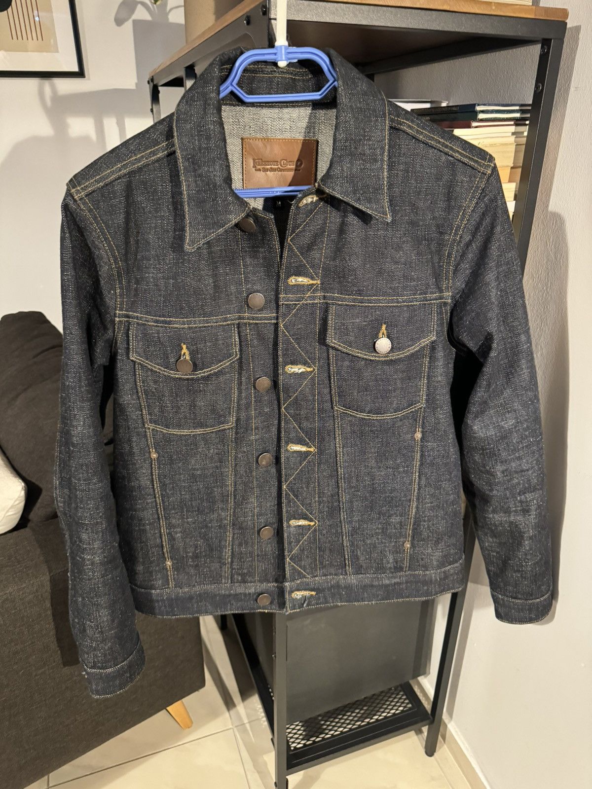 image of Freenote Cloth Freenote Classic Denim Jacket 17 Ounce Indigo Slub, Men's (Size Medium)