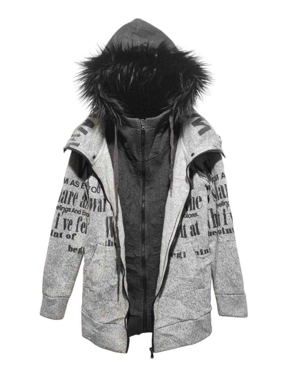 Hysteric Glamour Egoist Double Layer Zip Fur Hoodie if six was nine style Size US S / EU 44-46 / 1 - 1 Thumbnail