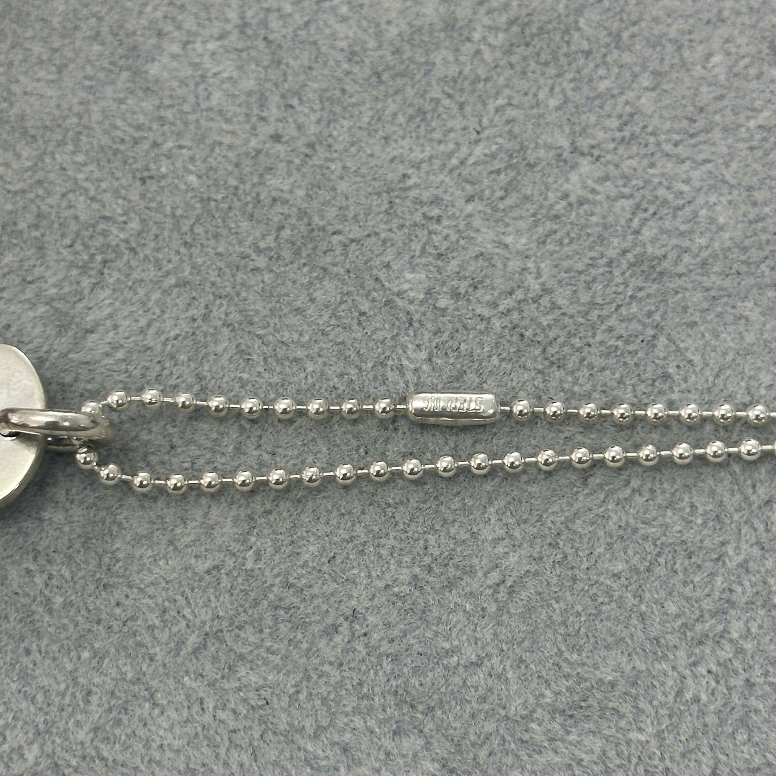 Chrome Hearts Chrome Hearts Dog SML Coss sliver necklace Size ONE SIZE - 9 Thumbnail