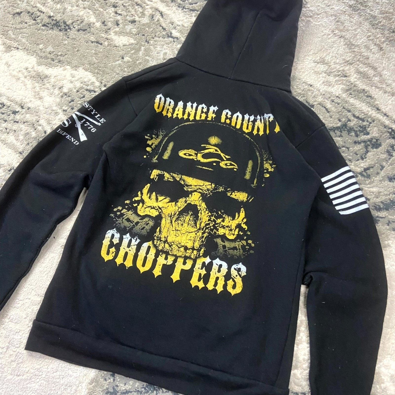 & Other Stories Orange County Choppers Y2K Grunge Biker Grunt Style Hoodi M Size US M / EU 48-50 / 2 - 3 Thumbnail
