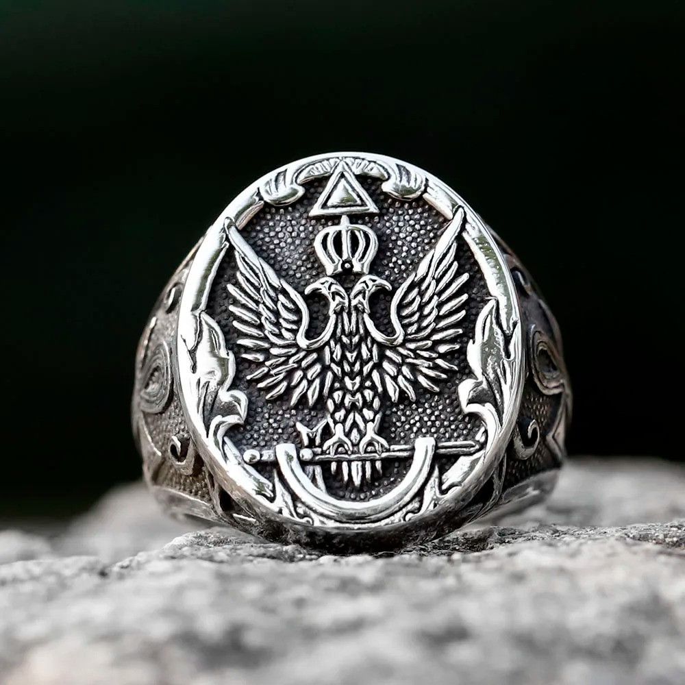 Jewelry Eagle Ring Streetwear Jewelry Fashion Gift Size ONE SIZE - 2 Thumbnail
