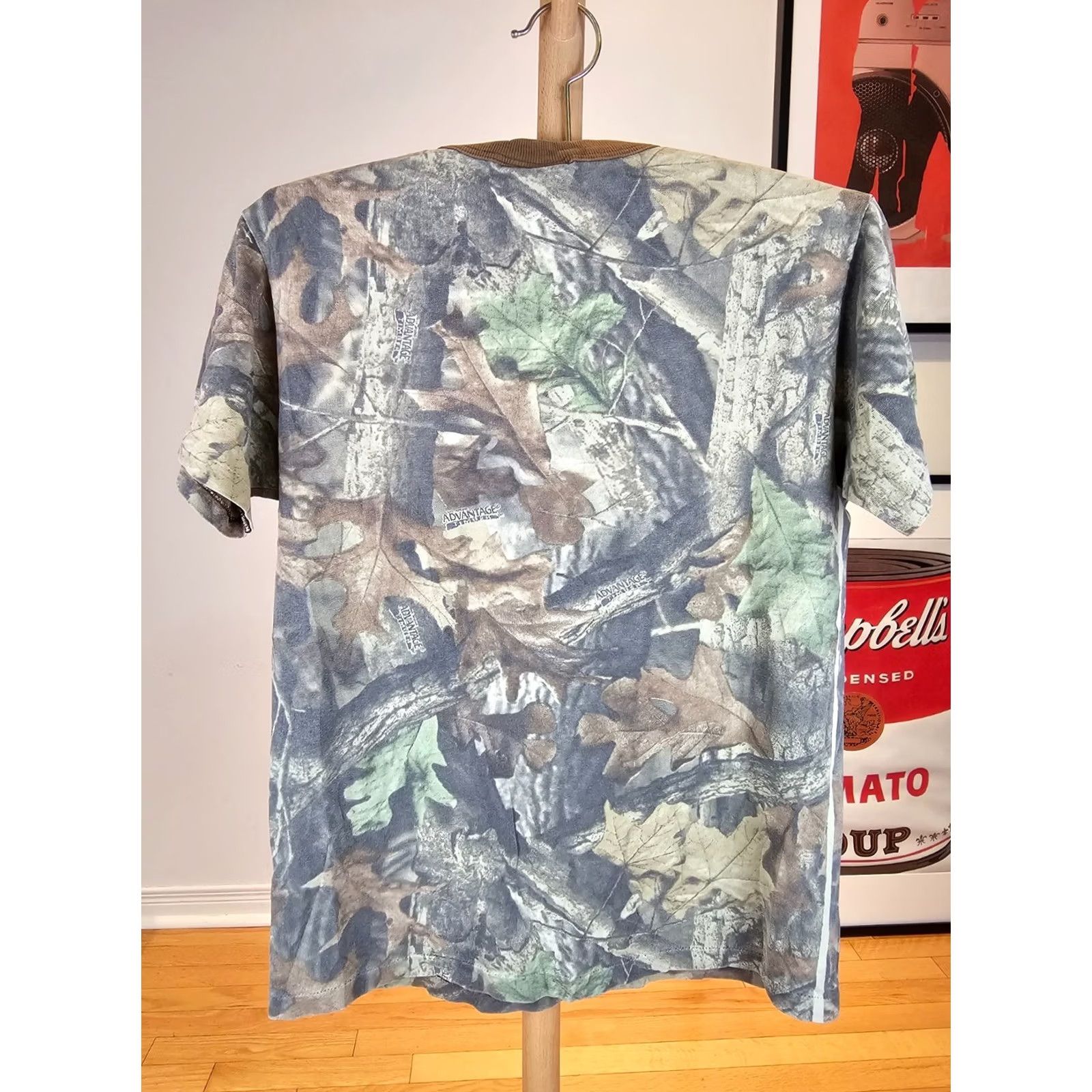 Vintage VINTAGE SPARTAN CAMOUFLAGE T-SHIRT SZ S/M MADE IN USA REAL TREE SINGLE STITCH Size US M / EU 48-50 / 2 - 7 Thumbnail