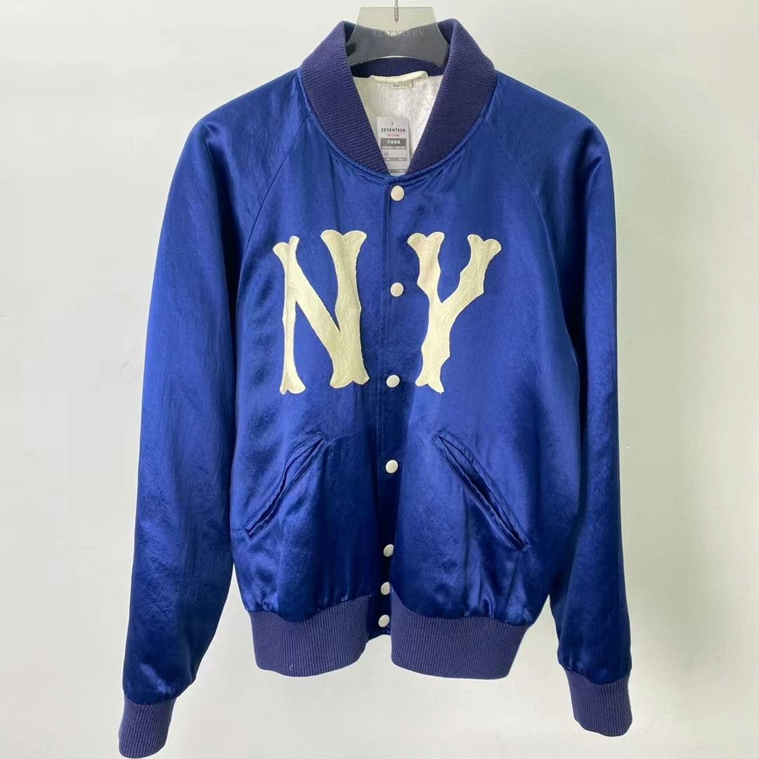 Gucci gucci mlb blue satin baseball jacket size 48 Size US L / EU 52-54 / 3 - 1 Thumbnail