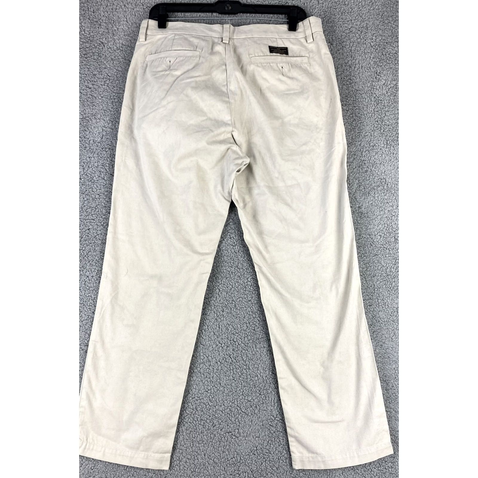 Banana Republic Banana Republic Pants Men’s Khaki 32X30 Chino Flat Straight / 30-17 Regular Waist 32 Tan Size US 32 / EU 48 - 7 Thumbnail