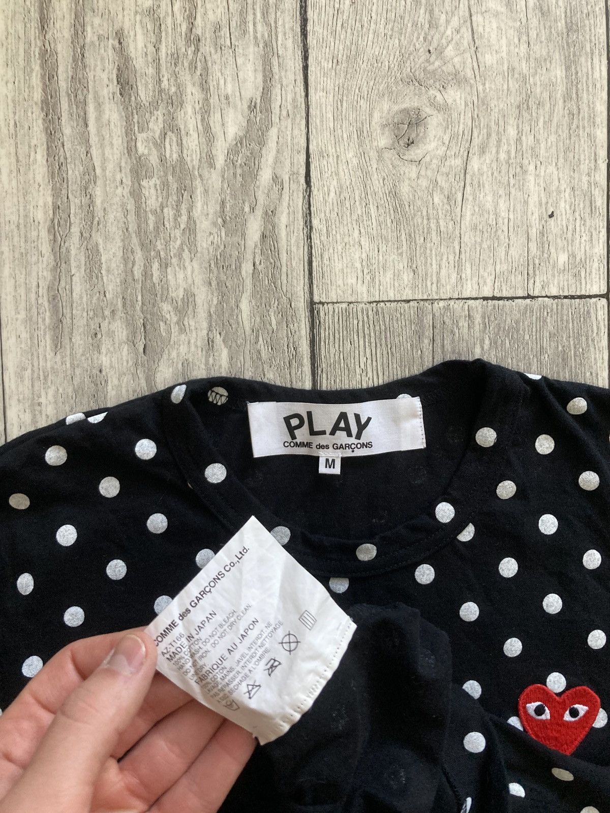 CDG by Comme des Garcons × Comme des Garcons Cdg comme des garcons Polka dot longsleeve tshirt M y2k drip Size US M / EU 48-50 / 2 - 6 Thumbnail