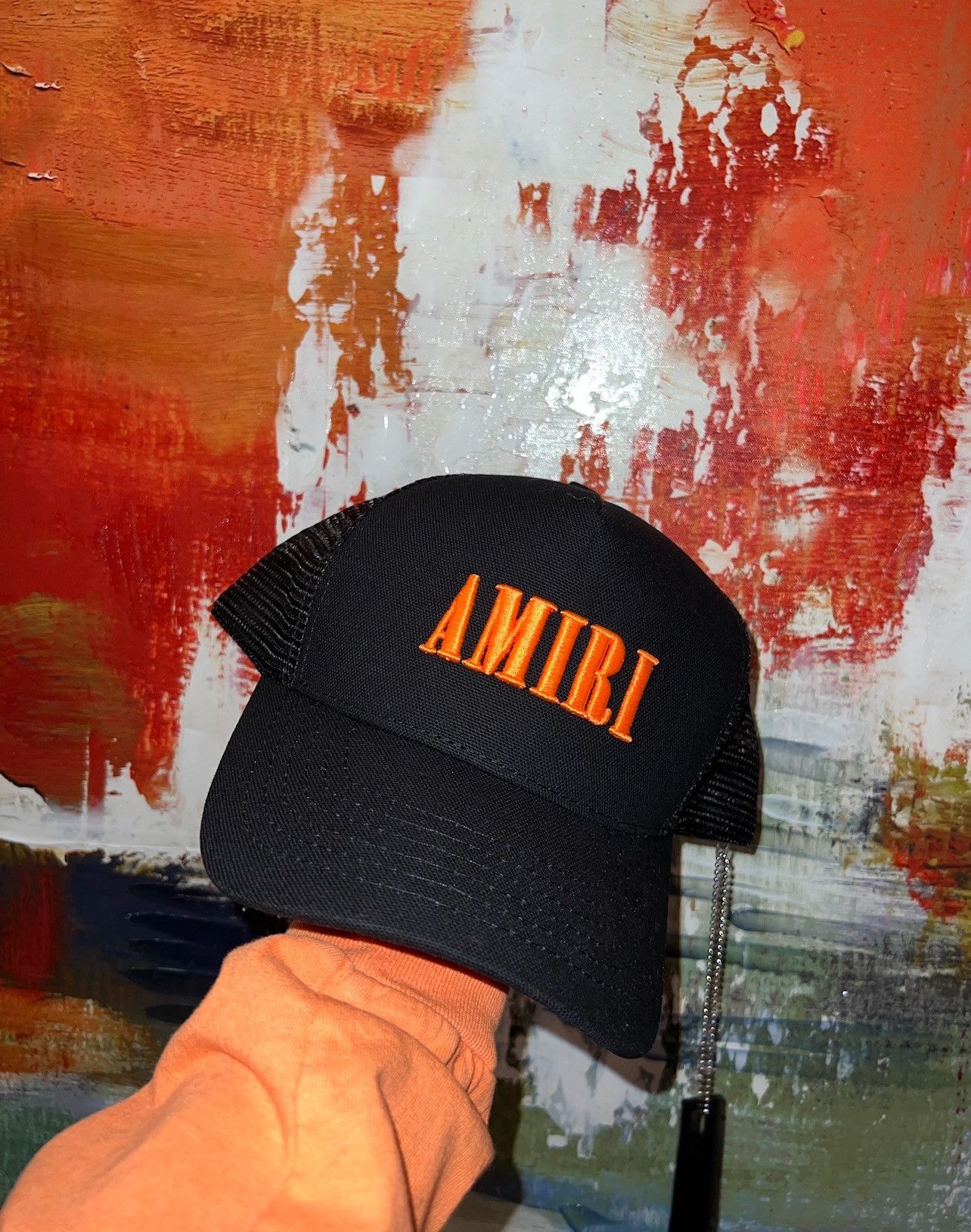 Amiri Amiri core logo trucker hat Size ONE SIZE - 1 Thumbnail