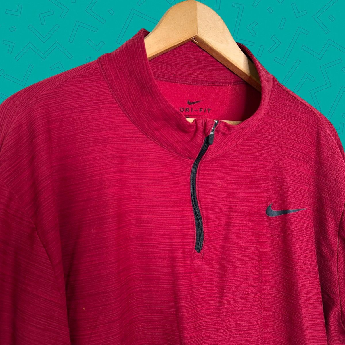 Nike Nike Dri-fit Quarter Zip Pullover Jacket Size US XL / EU 56 / 4 - 1 Thumbnail