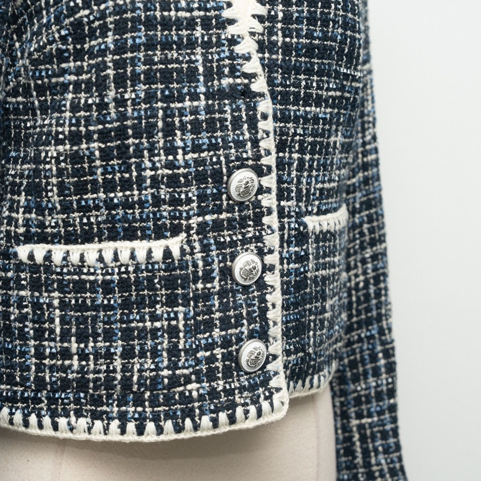 Veronica Beard Veronica Beard. Bosea cotton-blend tweed blazer. Size XS / US 0-2 / IT 36-38 - 12 Thumbnail