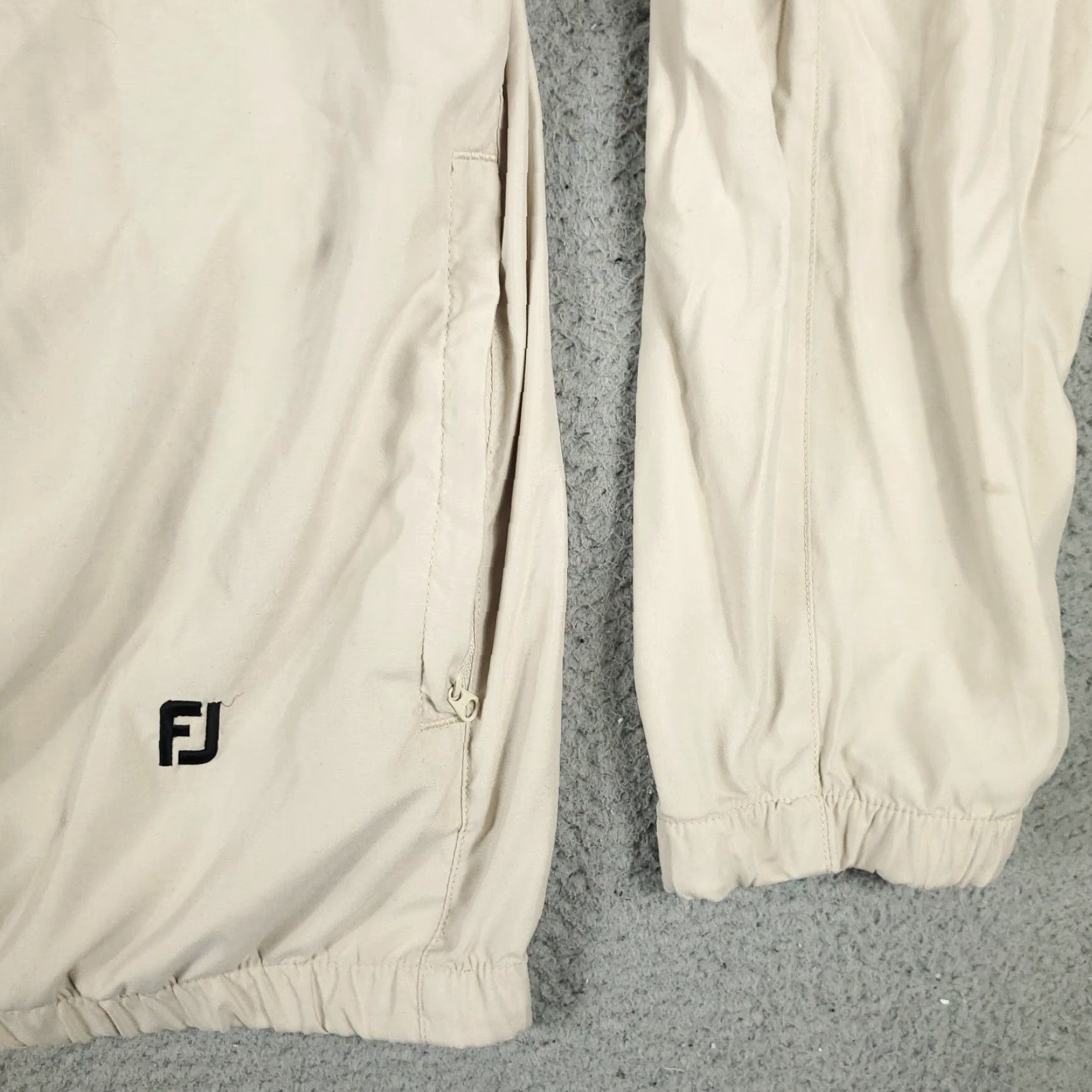 Footjoy FootJoy FJ Jacket Mens XL Beige Windbreaker Long Sleeve Pullover Mens Size US XL / EU 56 / 4 - 5 Thumbnail