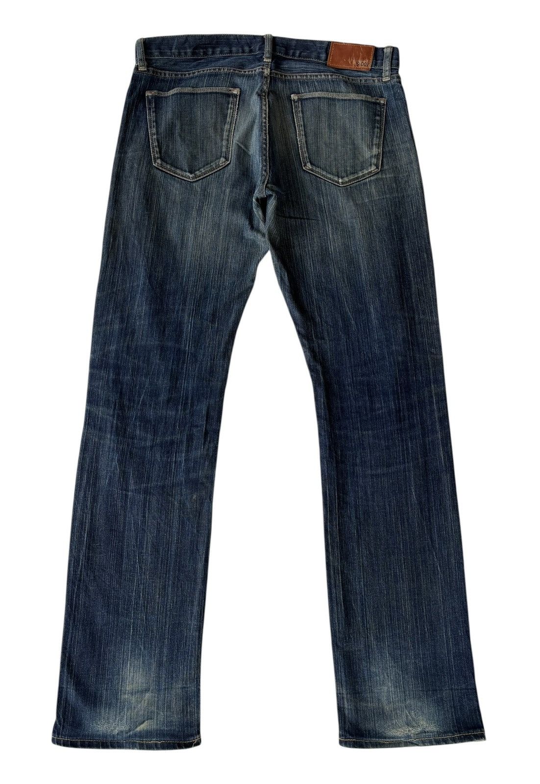 Undercover × Uniqlo Uniqlo S-001 Slim Fit Straight Distressed Denim Jeans Size US 34 / EU 50 - 8 Thumbnail