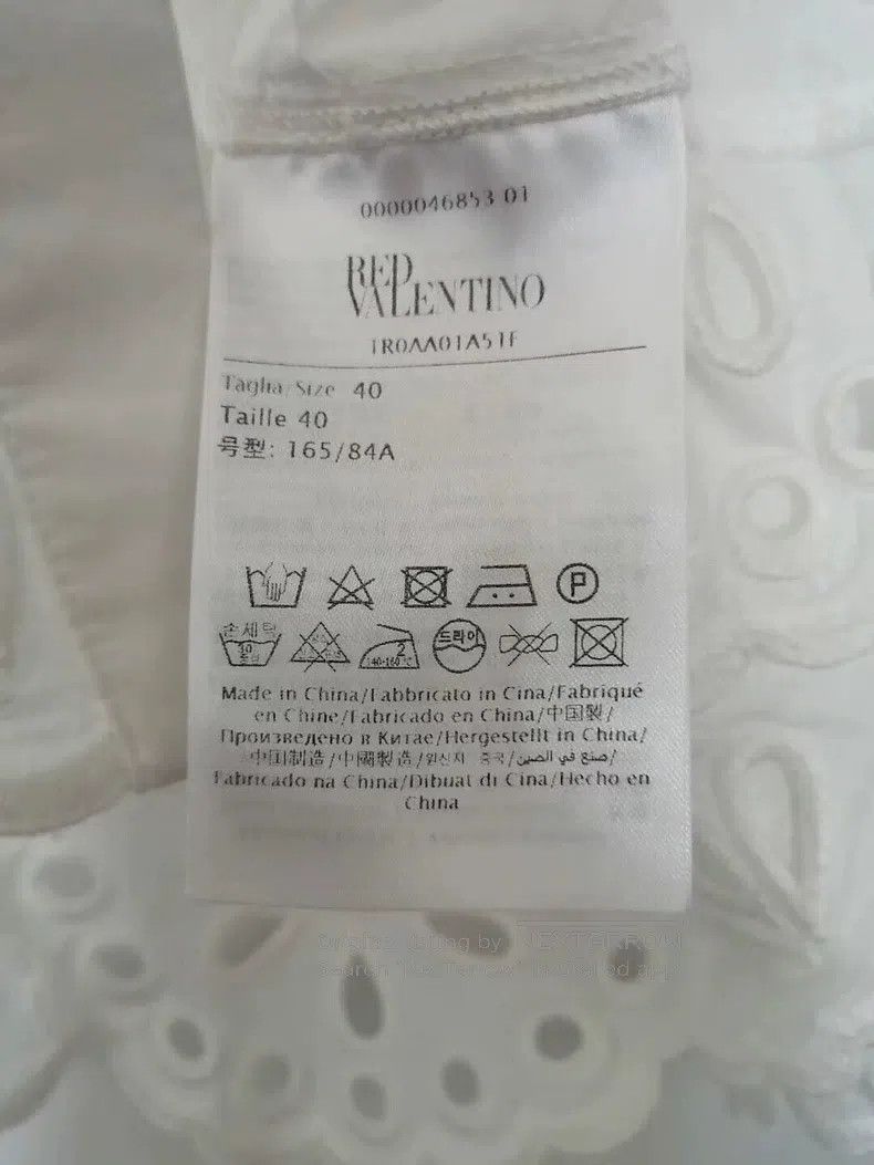 Valentino Valentino Lace embroidered cut-out white suit Size L / US 10 / IT 46 - 6 Thumbnail