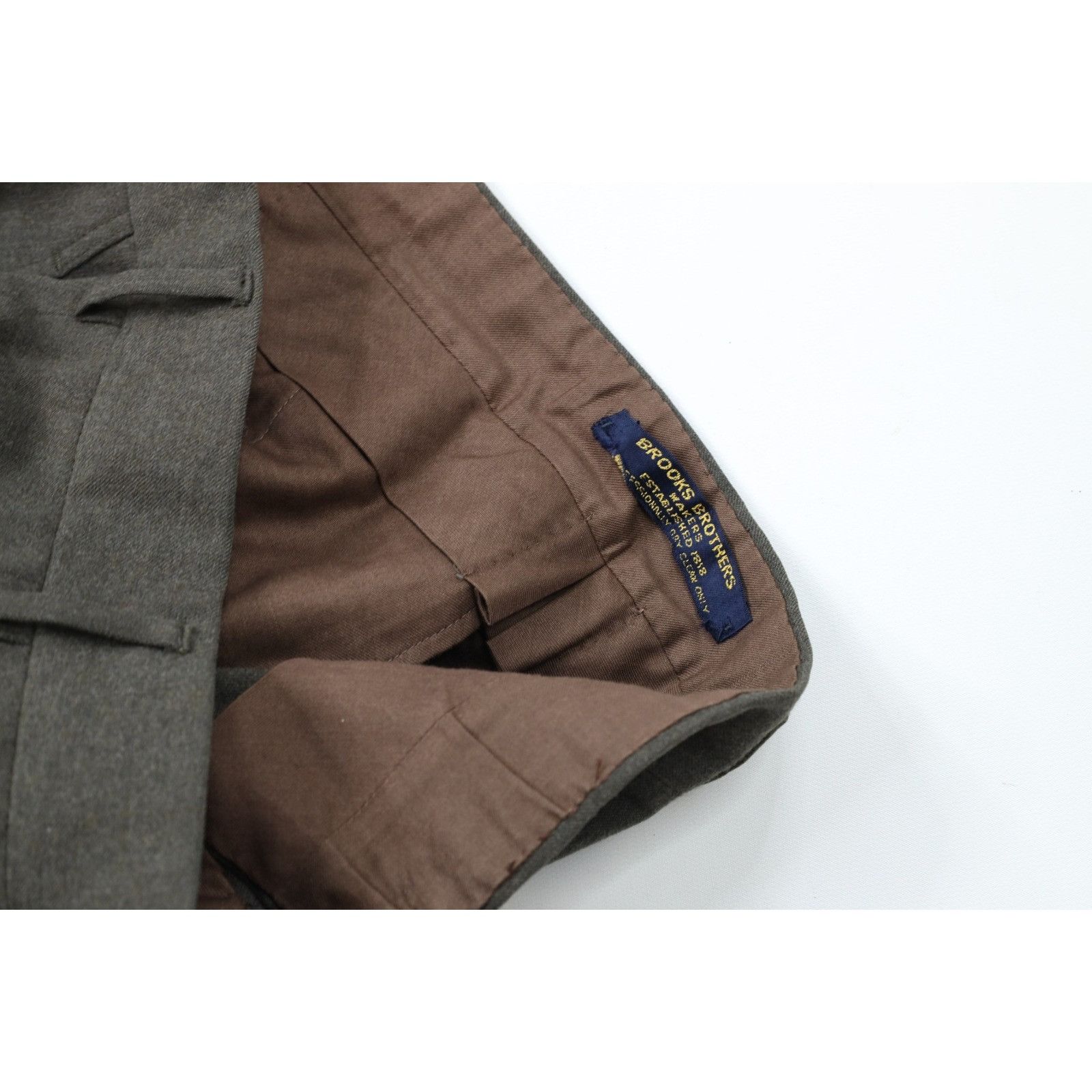 Brooks Brothers × Vintage Vintage 70s Brooks Brothers Wool Cuffed Chino Pants Size US 34 / EU 50 - 8 Thumbnail