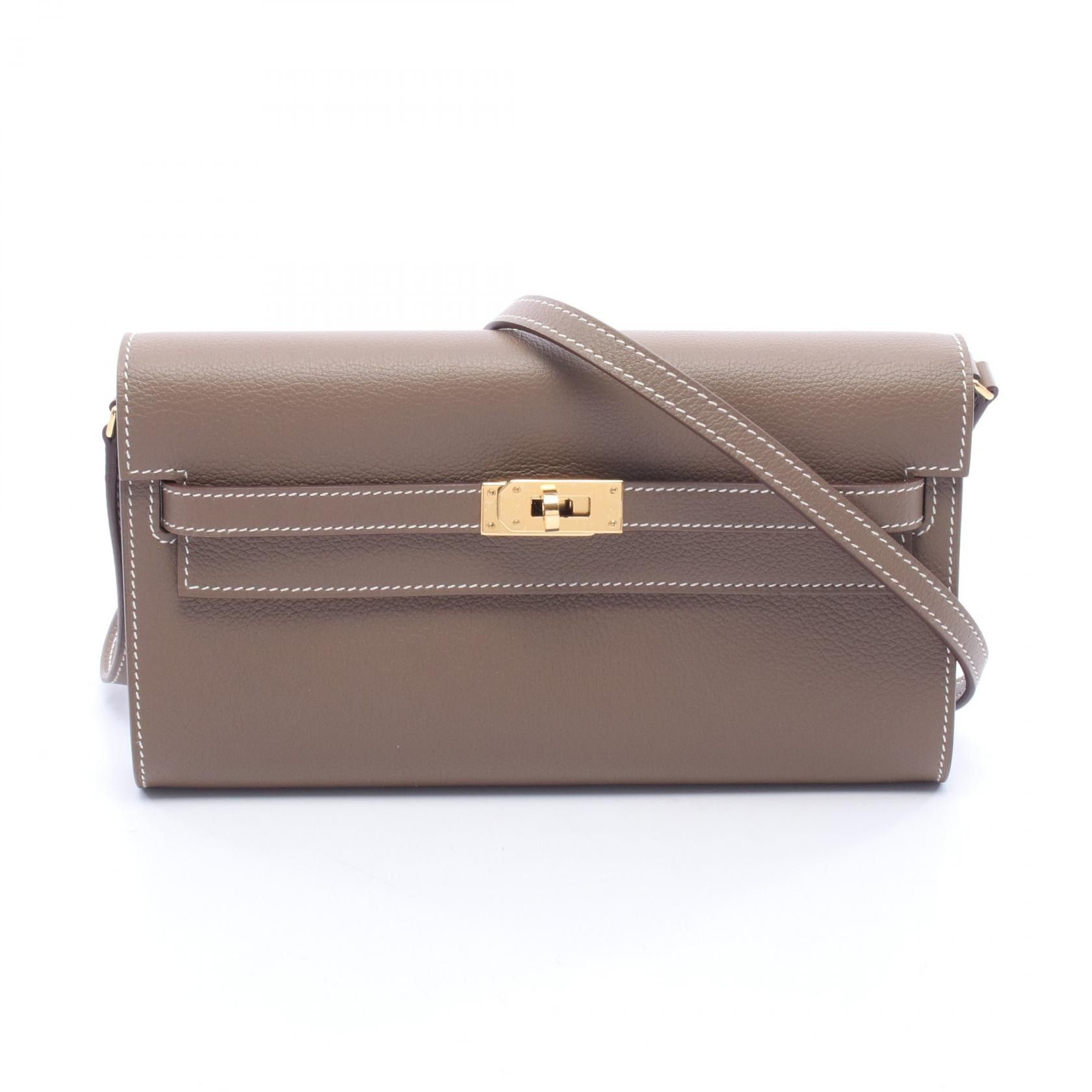 Hermes Hermes Hermes Kelly To Go Evercolor Shoulder Bag Leather Shoulder Bag Stamp W (2024) DUTY FREE for USA Size ONE SIZE - 1 Thumbnail