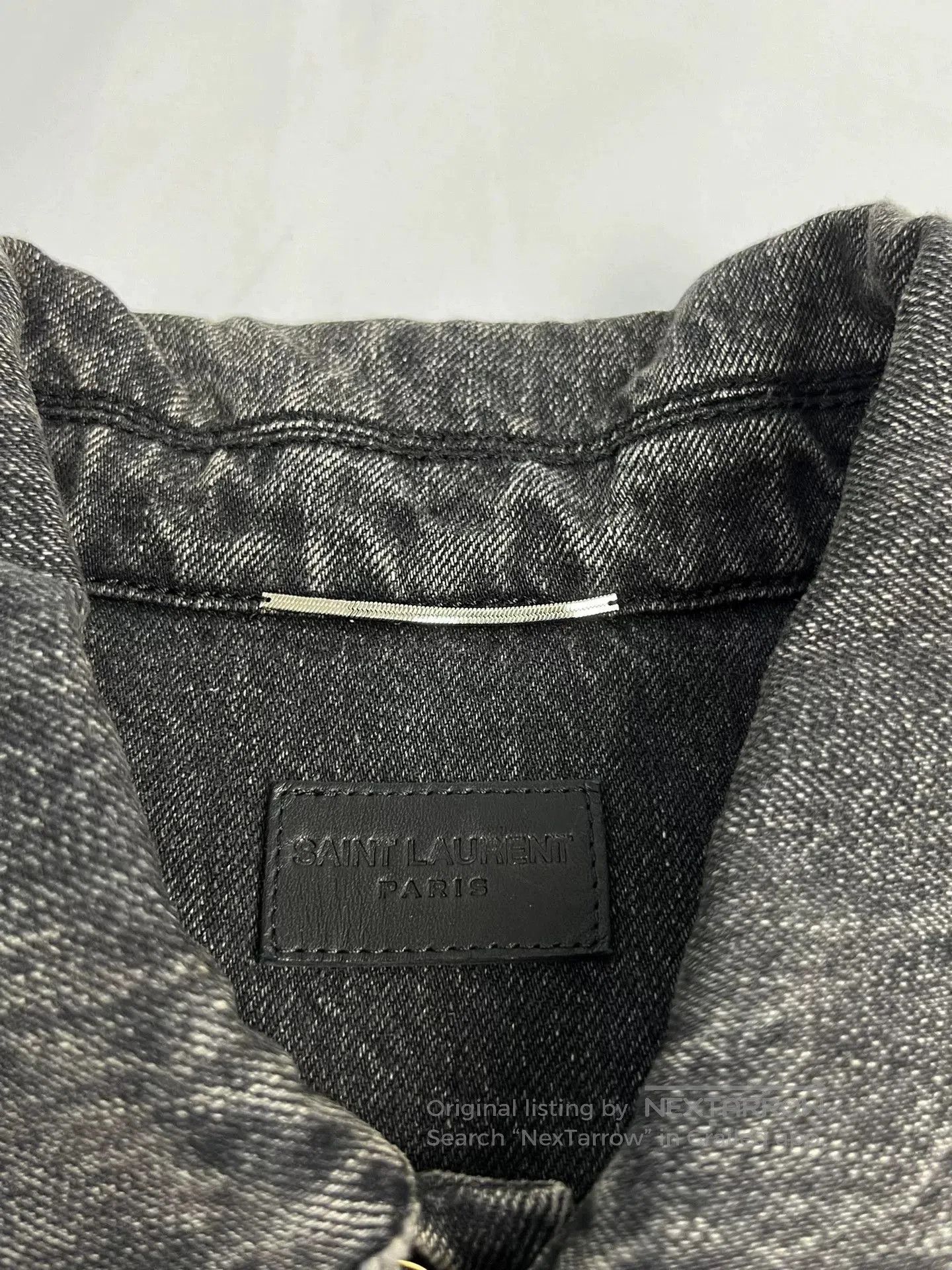 Saint Laurent Paris Saint Laurent FW21 Coconut Tree Denim Jacket. Size US M / EU 48-50 / 2 - 7 Thumbnail