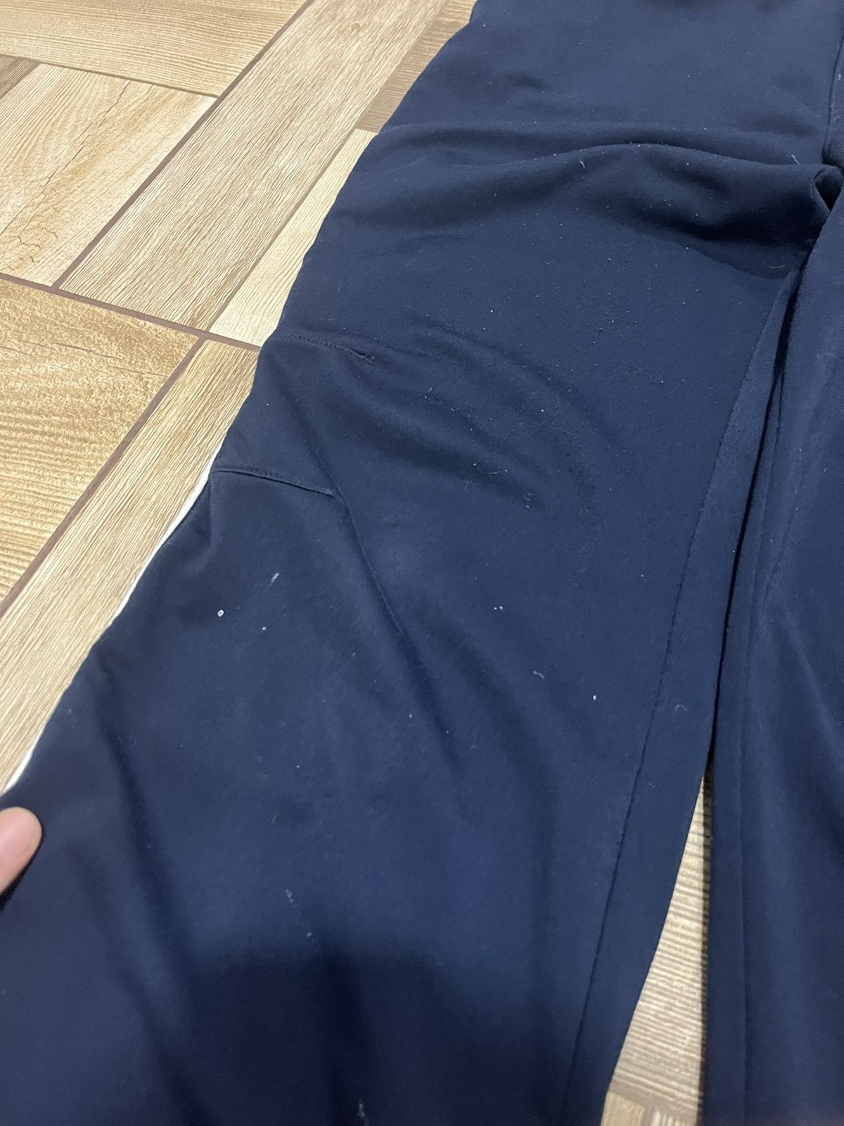 Nike 💎 vintage nike y2k baggy track pants (navy blue) Size US 30 / EU 46 - 6 Thumbnail