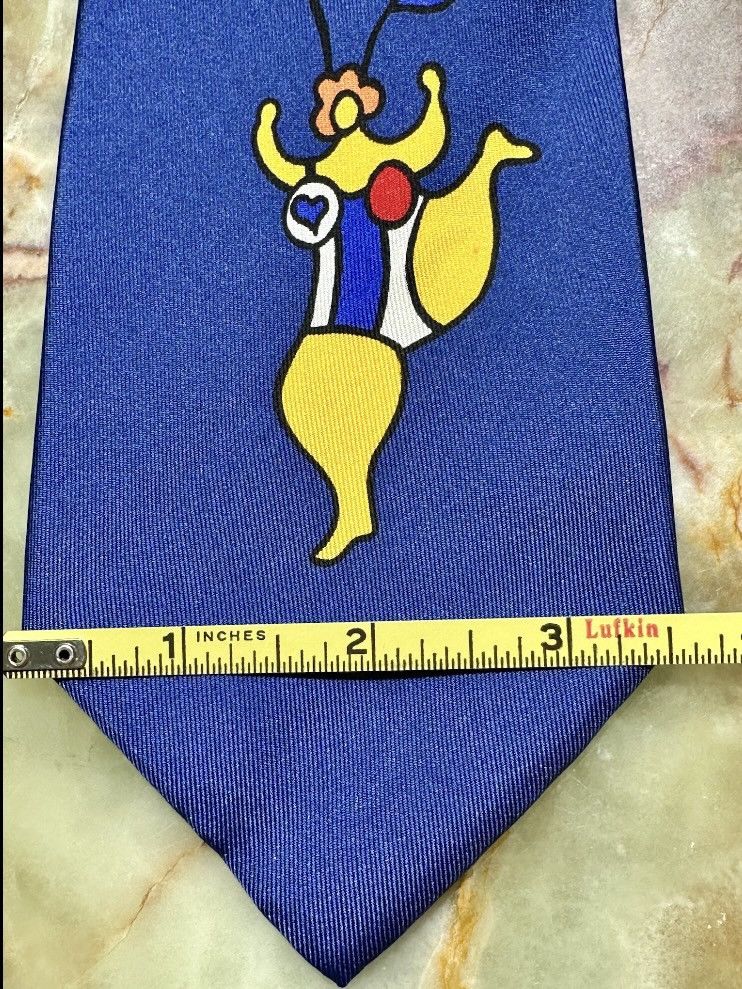 Other VINTAGE 1990s NIKI de SAINT PHALLE SILK TIE NANA MODERN ART Size ONE SIZE - 6 Thumbnail