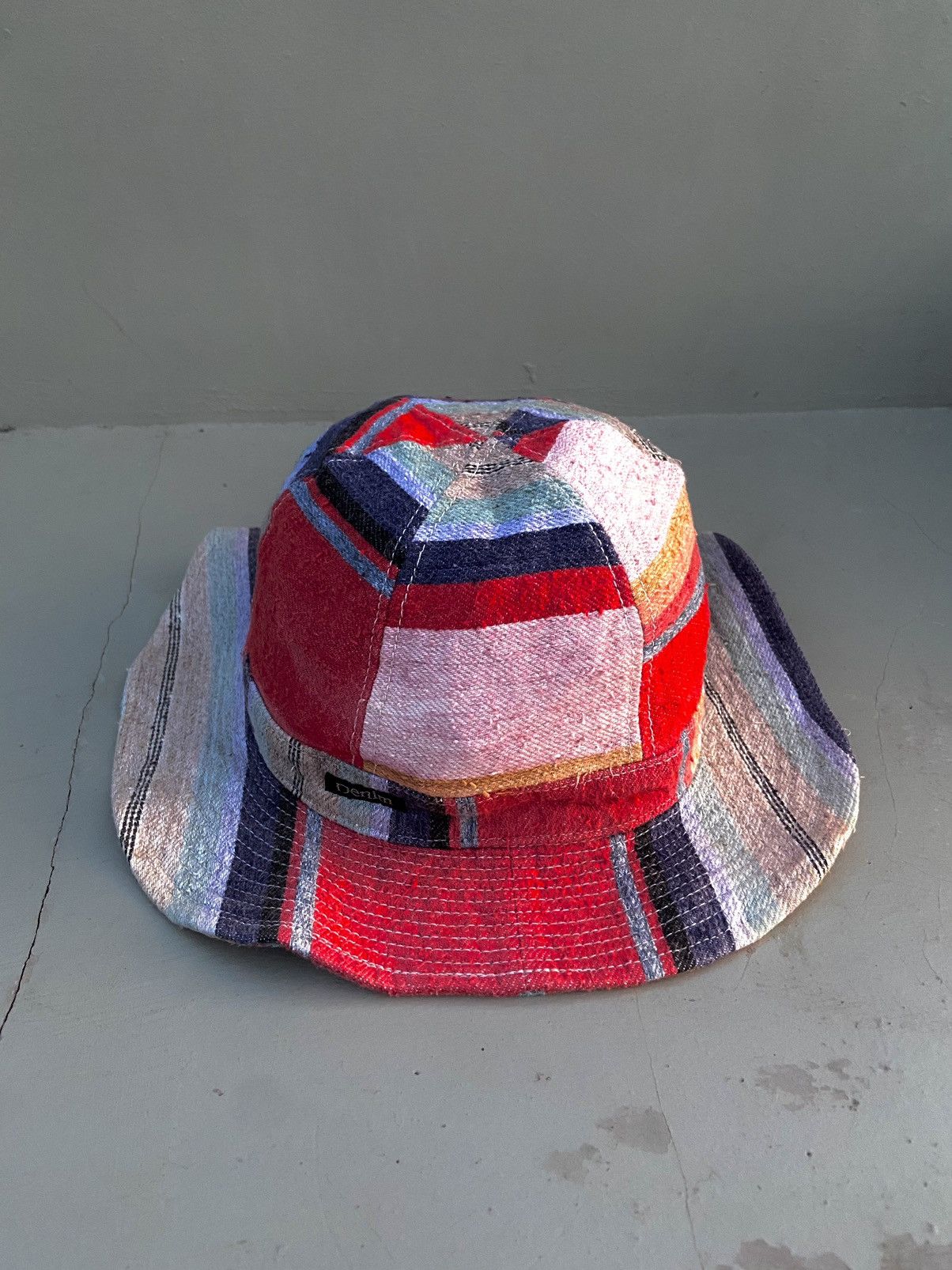 Japanese Brand 2000s denim dungaree inspiration Kapital japan bucket hat Size ONE SIZE - 1 Thumbnail