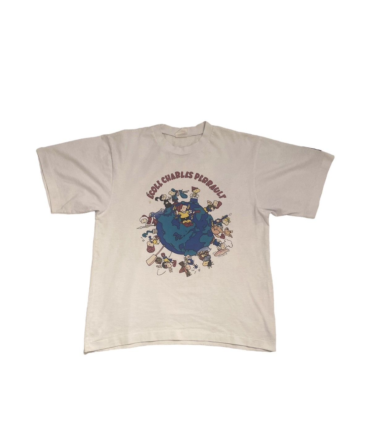 Vintage Vintage Y2K 90’s Crazy Skater Graphic School Tee S Size US S / EU 44-46 / 1 - 1 Thumbnail