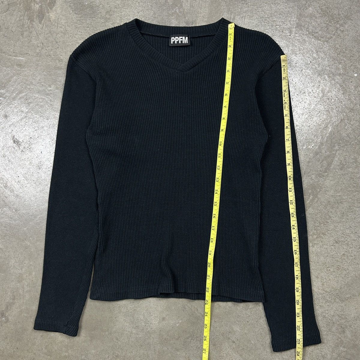 Japanese Brand × PPFM × Vintage PPFM - Longsleeve V-Neck Size US M / EU 48-50 / 2 - 11 Thumbnail