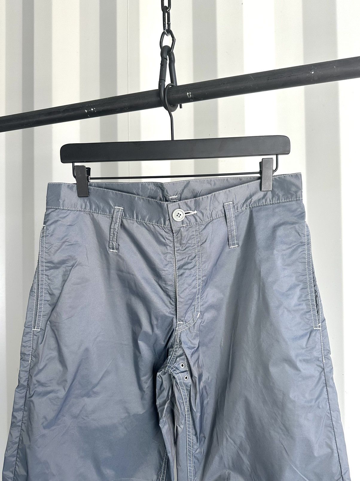 Comme des Garcons Homme Wide Fit Nylon Pants Size US 30 / EU 46 - 2 Thumbnail