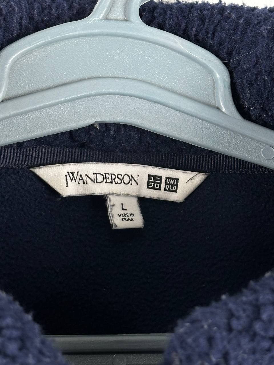 JW Anderson × Uniqlo Uniqlo J.W.Anderson Teddy Fleece Navy Zip Sweater Size US L / EU 52-54 / 3 - 8 Thumbnail