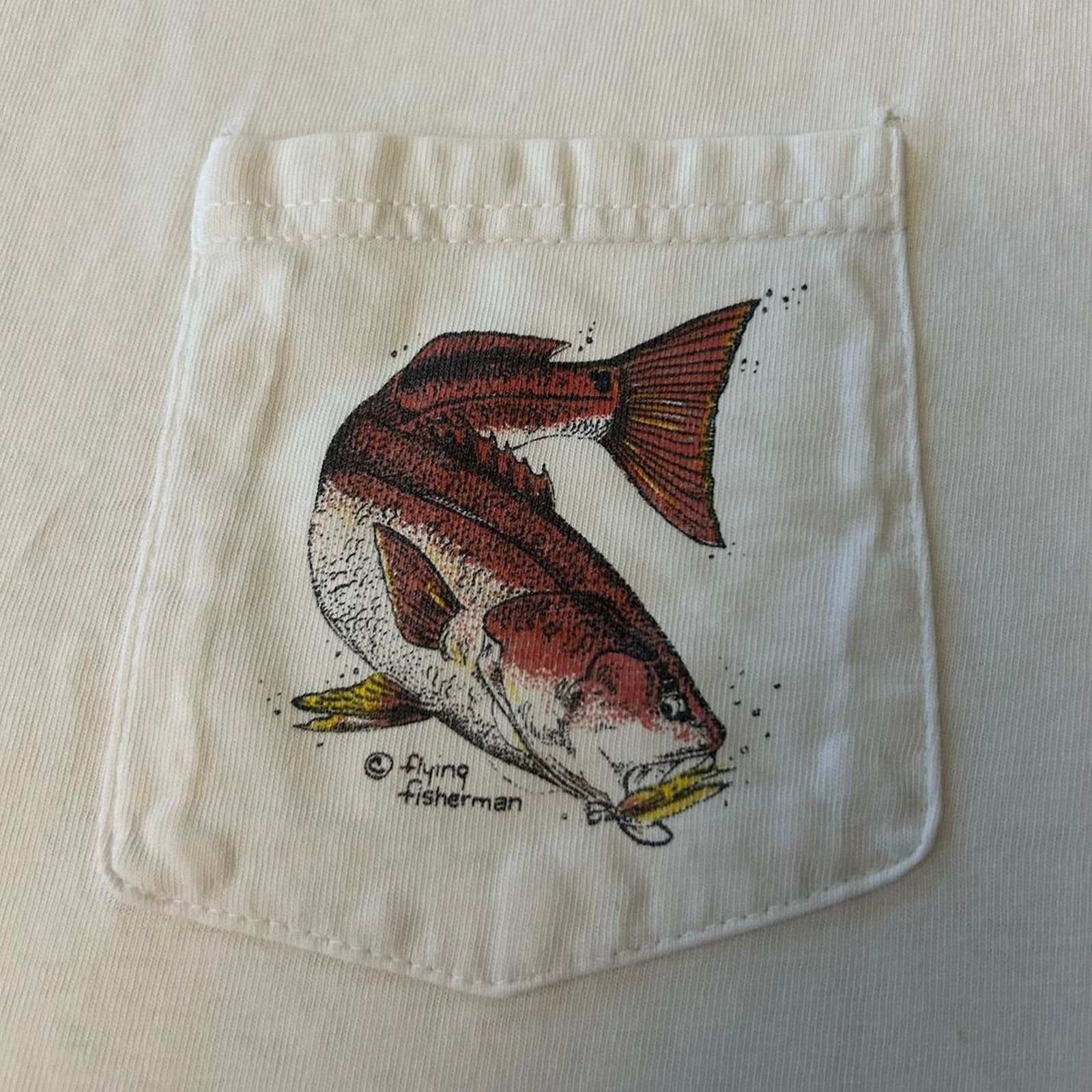 Other Vintage rare flying fish graphic tee Size US L / EU 52-54 / 3 - 3 Thumbnail