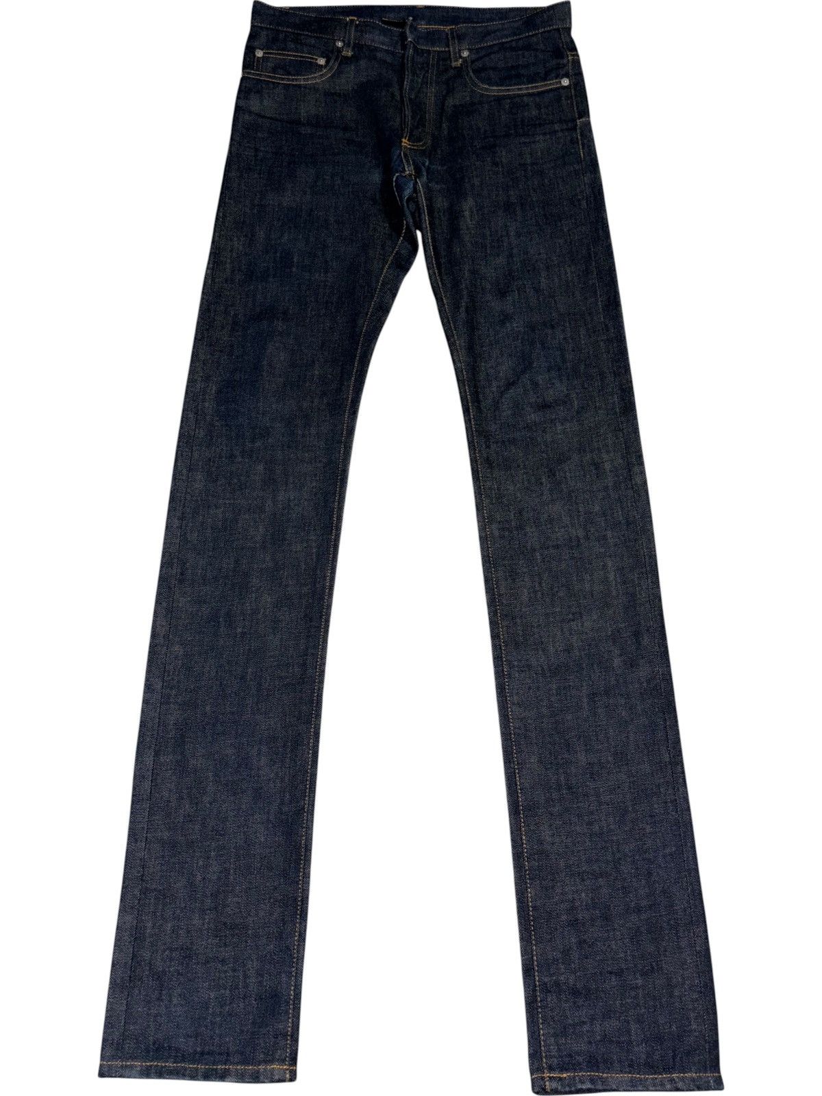 Dior 28 Dior Unaltered Stacked MIJ Sand Wash Denim Jeans hedi kva Size US 28 / EU 44 - 3 Thumbnail