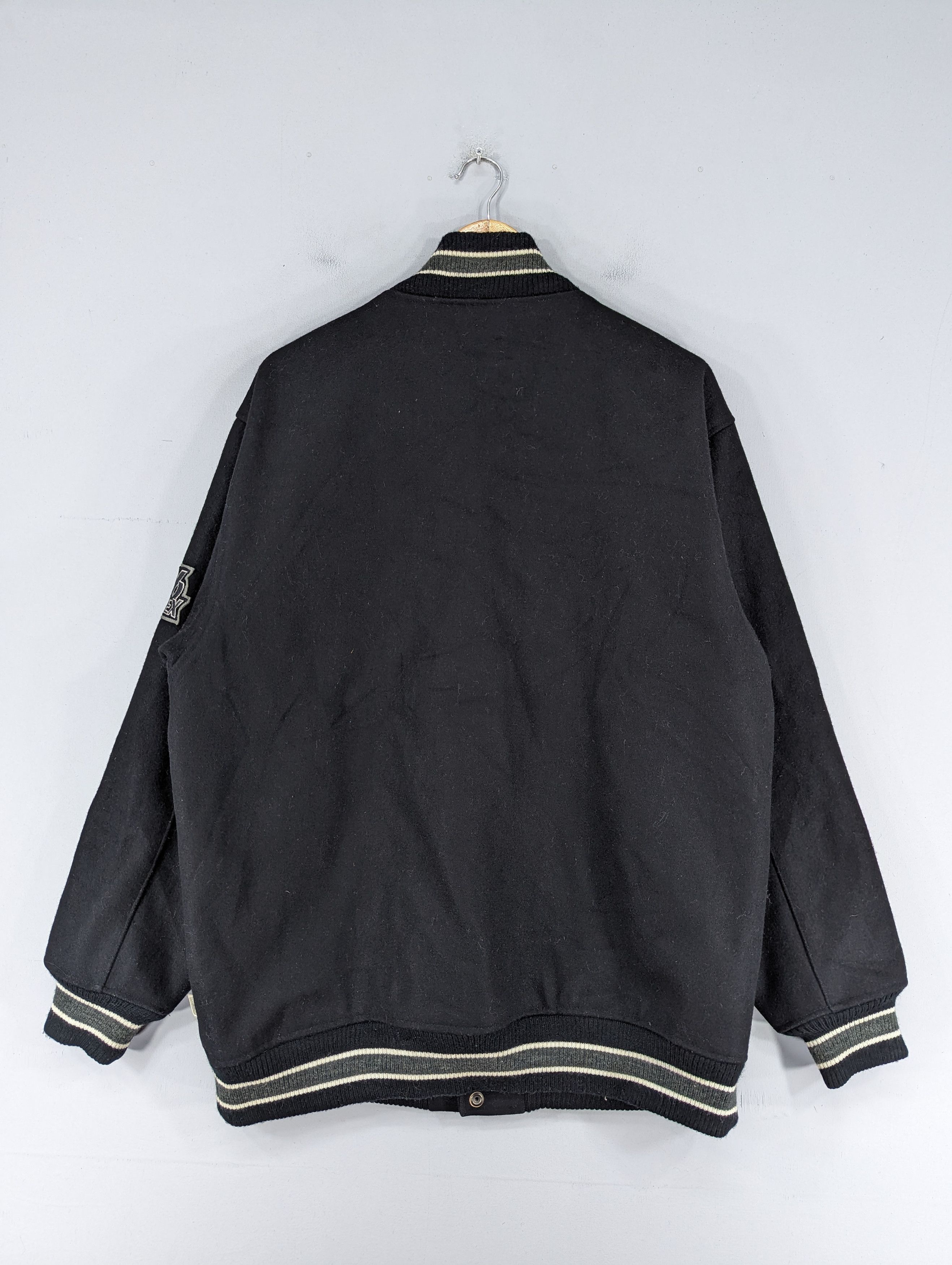 Japanese Brand 🔥RARE🔥Vintage Breathex Mathafooka Wool Varsity Jacket Size US XL / EU 56 / 4 - 12 Thumbnail