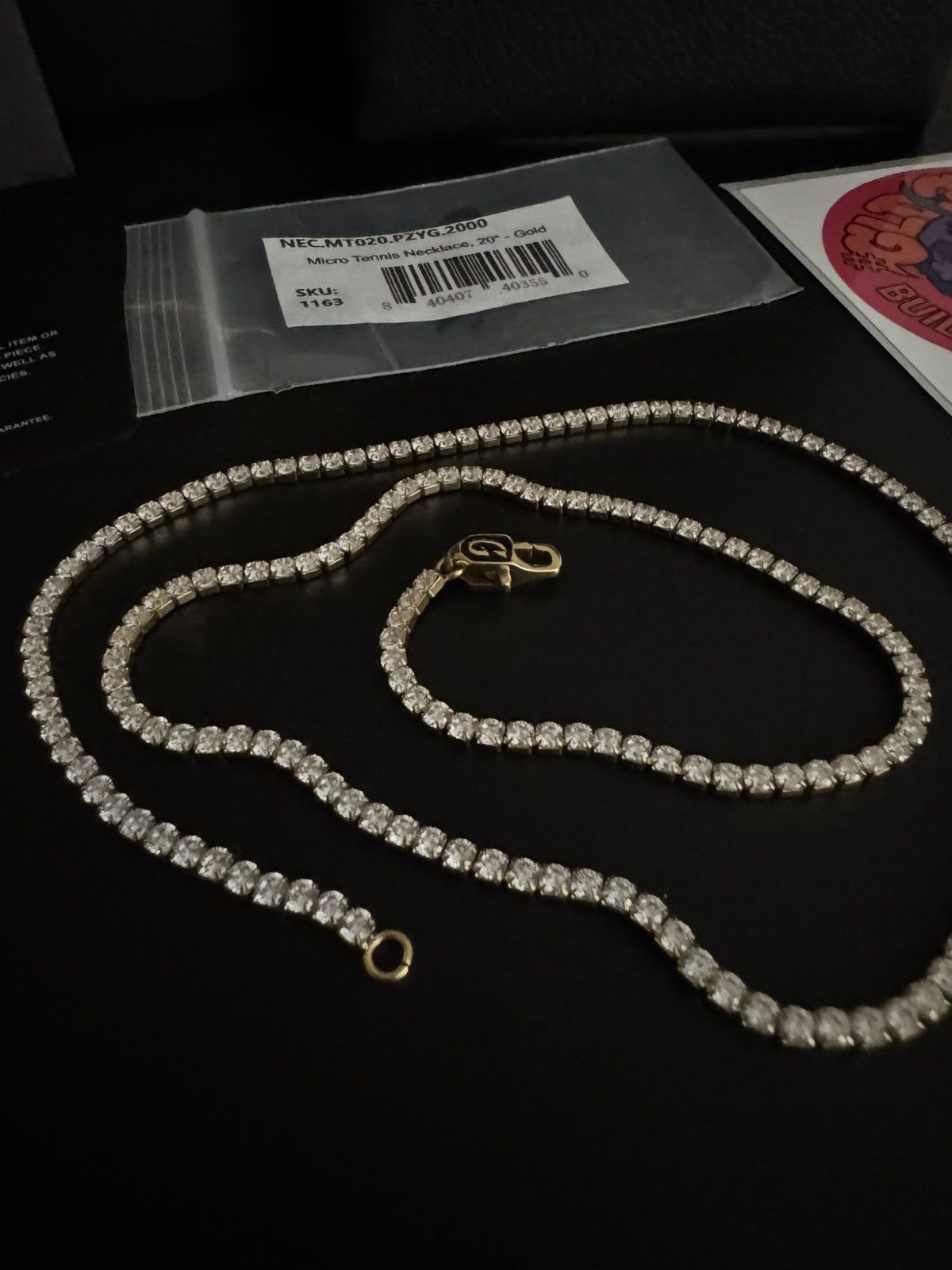 Other GLD 18k Gold Micro Tennis Necklace Size ONE SIZE - 2 Thumbnail