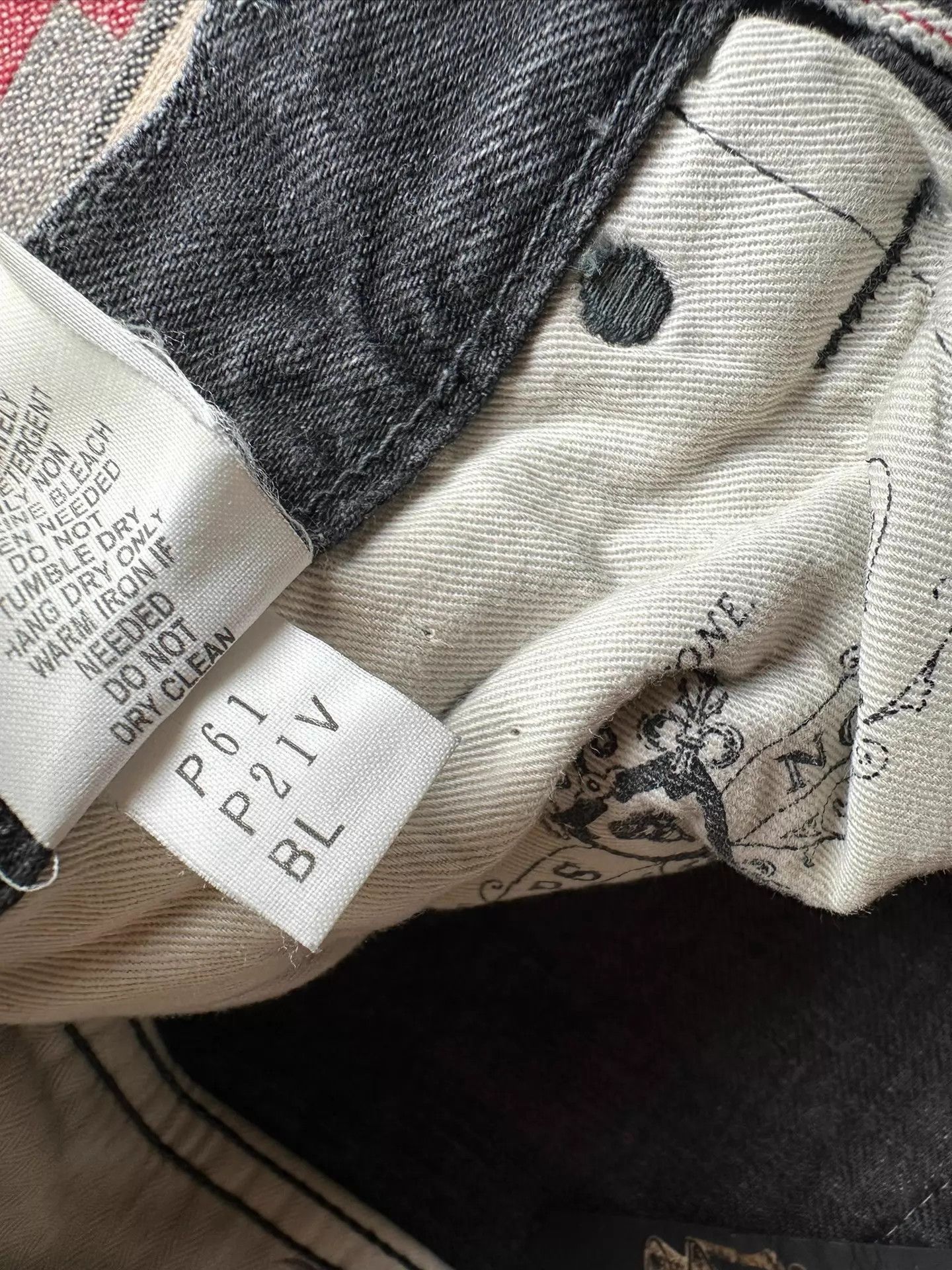 Prps Prps Noir P61P21VBL Heavy Washed Distressed Ripped Cut 32 Size US 32 / EU 48 - 8 Thumbnail