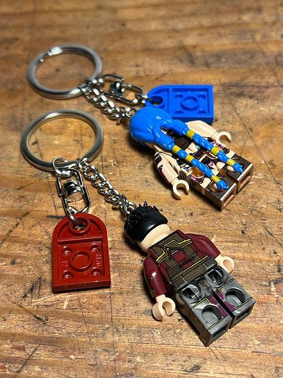 Cartoon Network × Handmade irritated studio arcane jinx silco anime keychain minifigure Size ONE SIZE - 6 Thumbnail