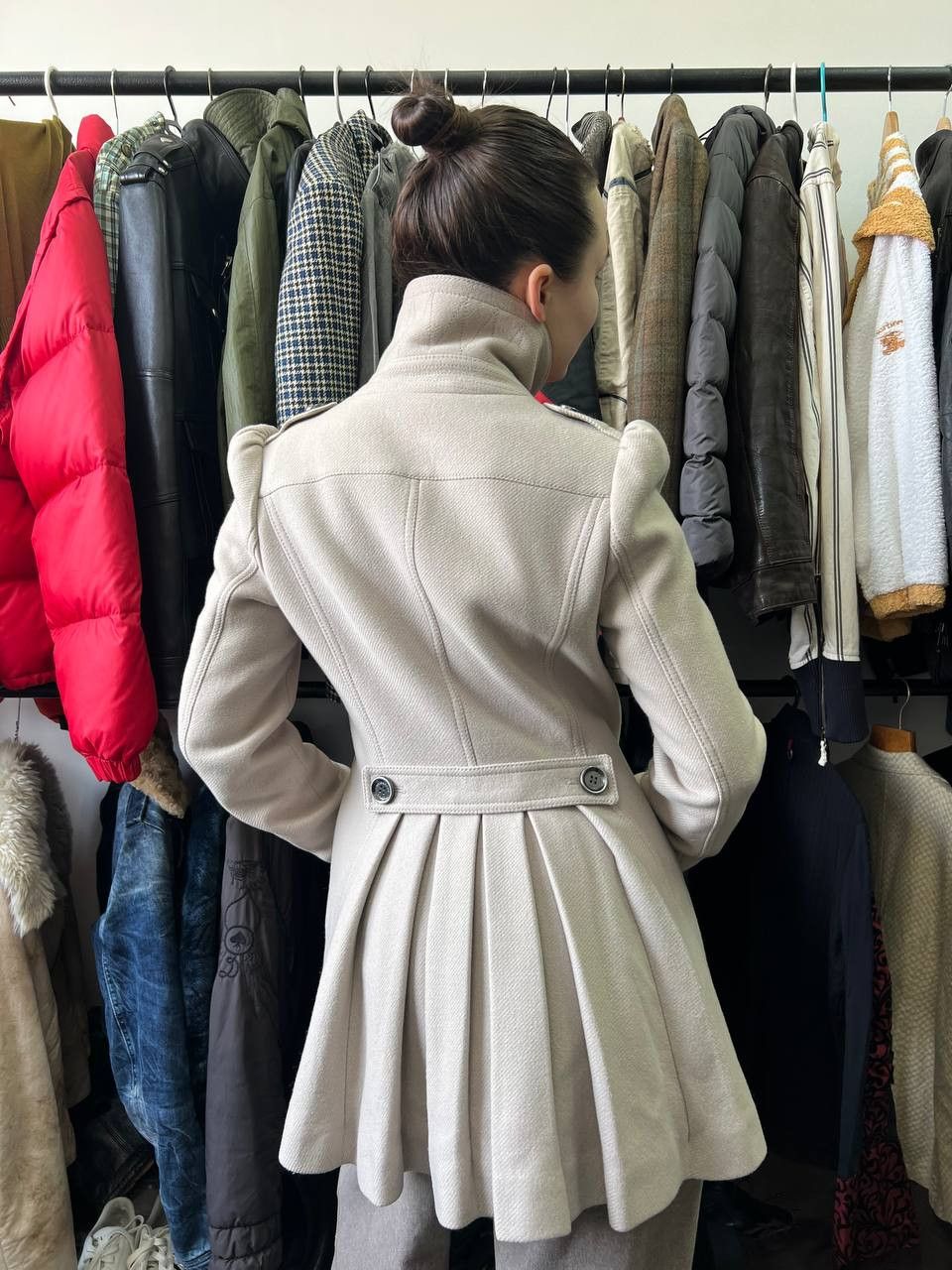 Burberry Burberry Brit womens cashmere wool blend coat Size S / US 4 / IT 40 - 1 Thumbnail
