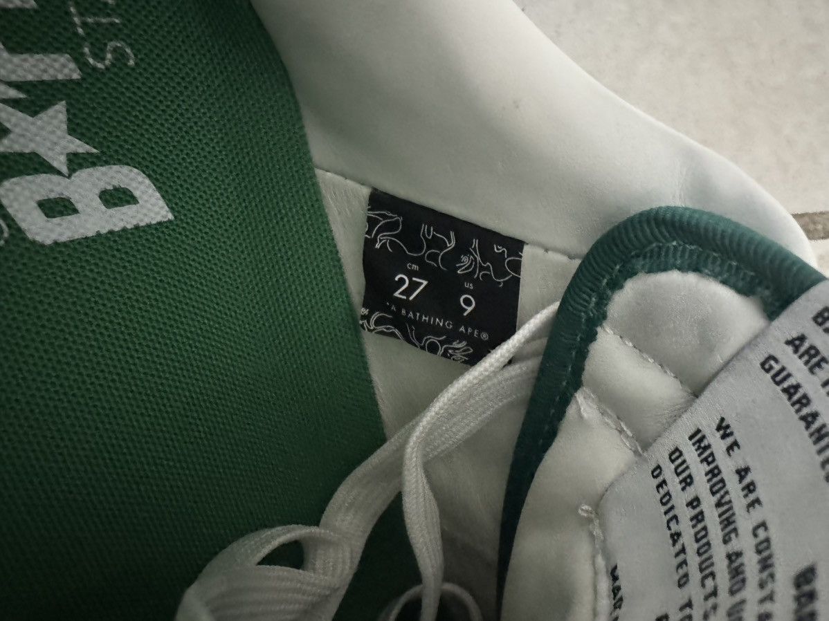 Bape BAPE Bapesta Patent Leather Green/White Size US 9 / EU 42 - 6 Thumbnail