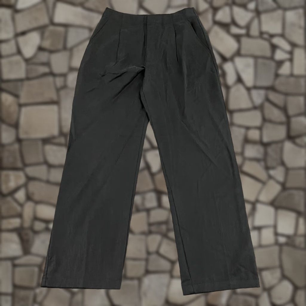 Gap Gap High Rise Wide Leg Pants Women Size 6 Black Casual Trouser 29x29 Size 28" / US 6 / IT 42 - 1 Thumbnail