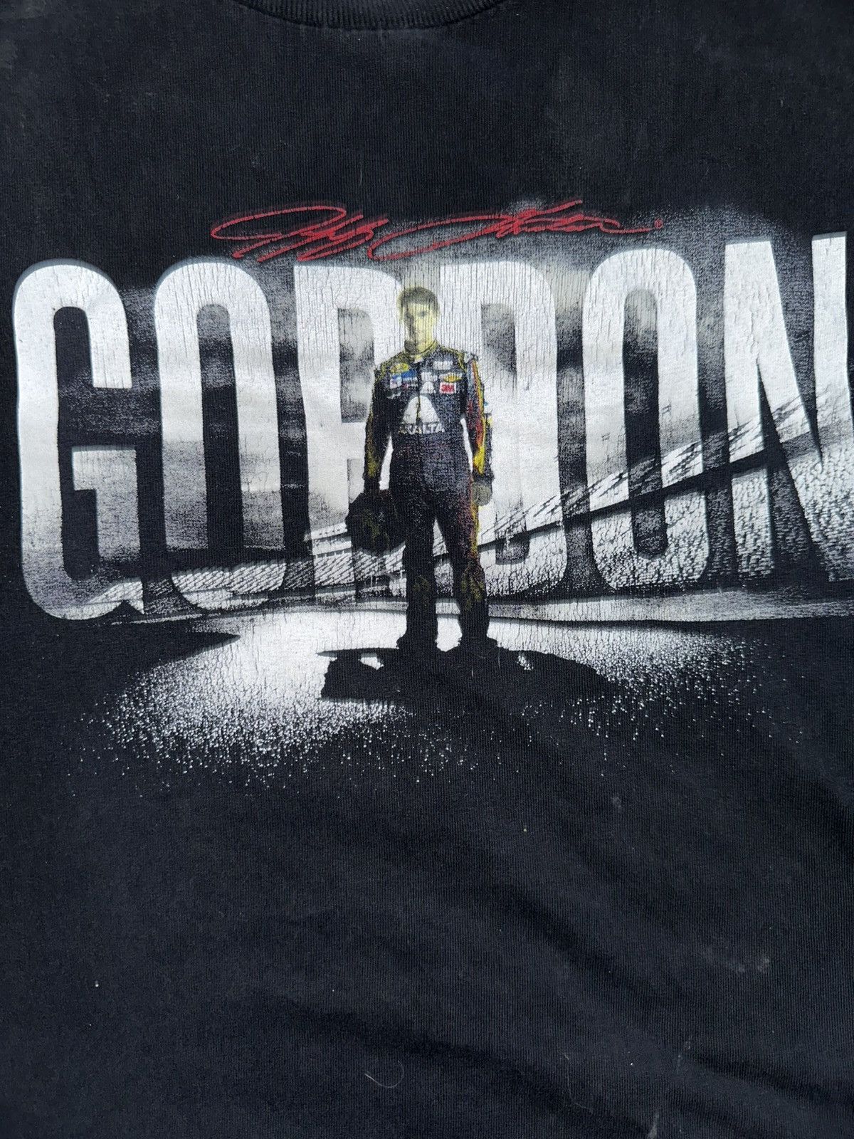 NASCAR × Vintage Vintage Kyle Gordon T-Shirt Size US XL / EU 56 / 4 - 2 Thumbnail