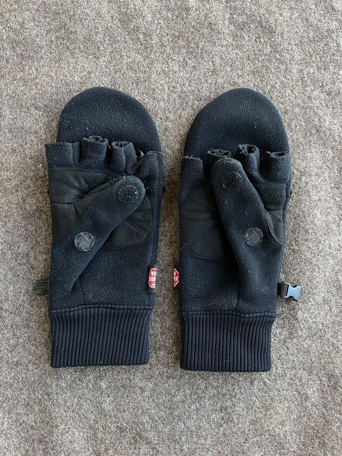 Mammut × Vintage Mammut Windstopper Transformer Gloves Size ONE SIZE - 7 Thumbnail