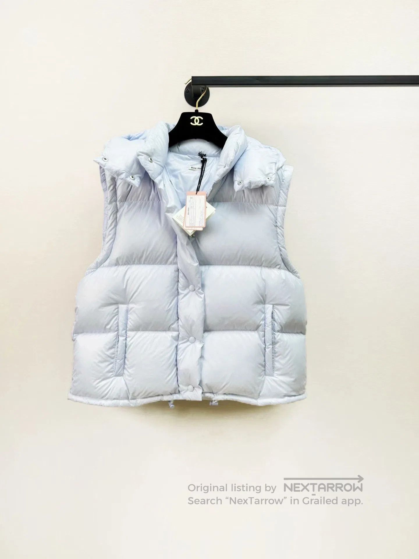 Miu Miu light blue down vest by miu miu. Size US M / EU 48-50 / 2 - 1 Thumbnail