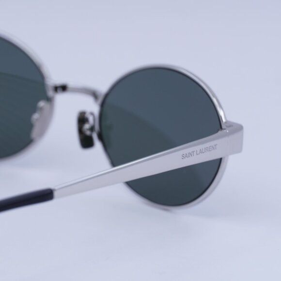Saint Laurent Paris 🕶️ New Saint Laurent SL692 002 Sunglasses - Shiny Silver Size ONE SIZE - 7 Thumbnail