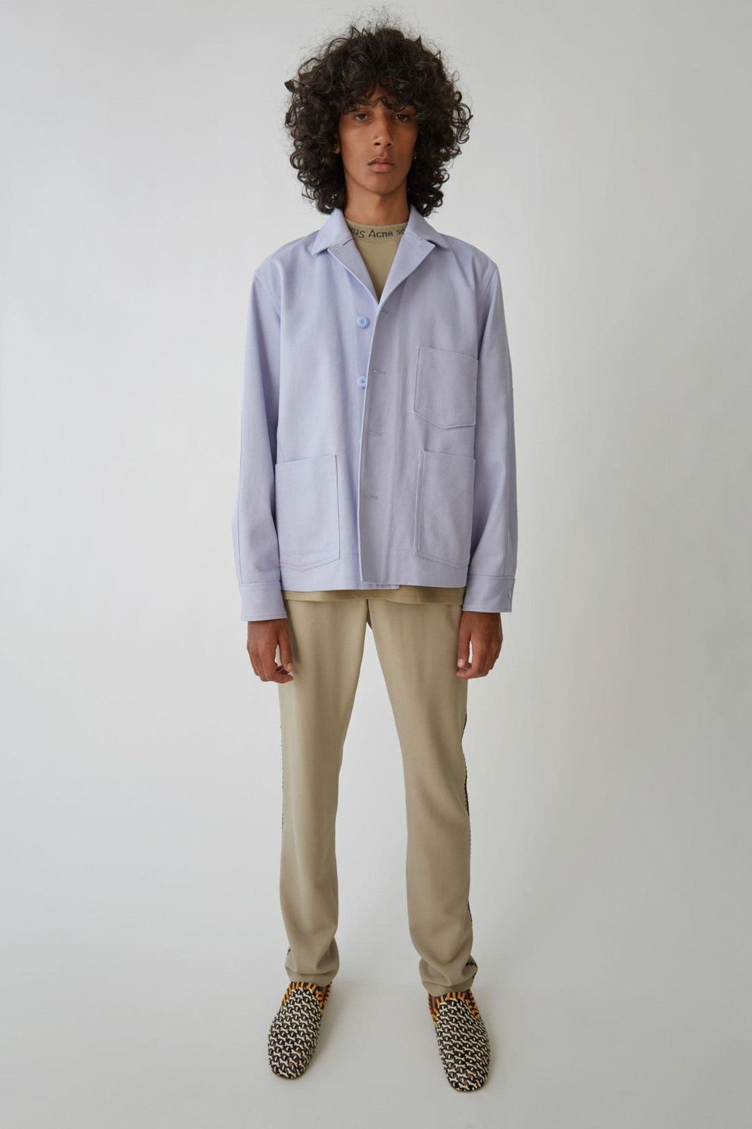 Acne Studios Lilac Media Twill jacket