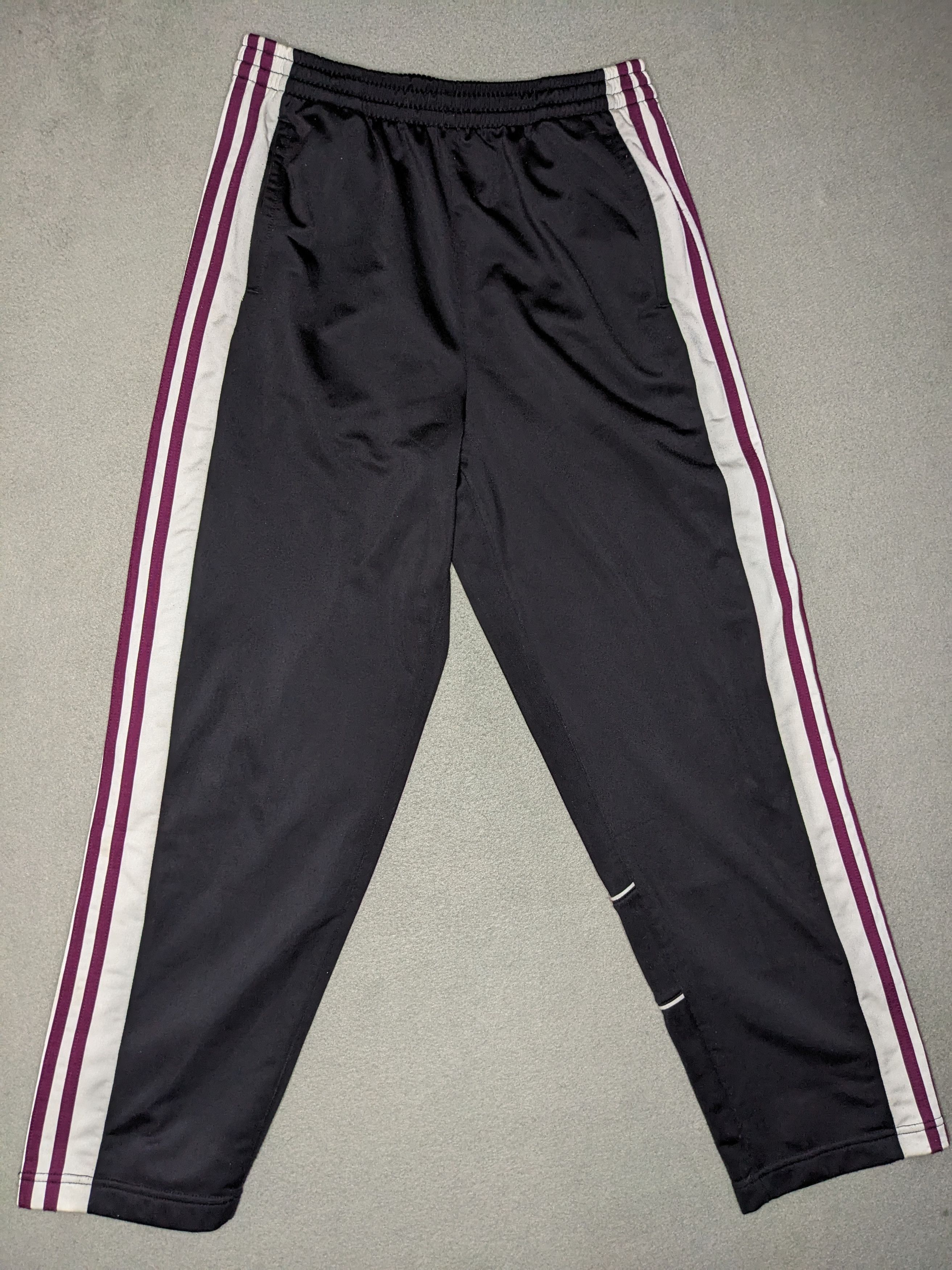 Adidas VINTAGE 90s Adidas Tearaway Snap Track Pants Small Trefoil Size US 29 - 4 Thumbnail