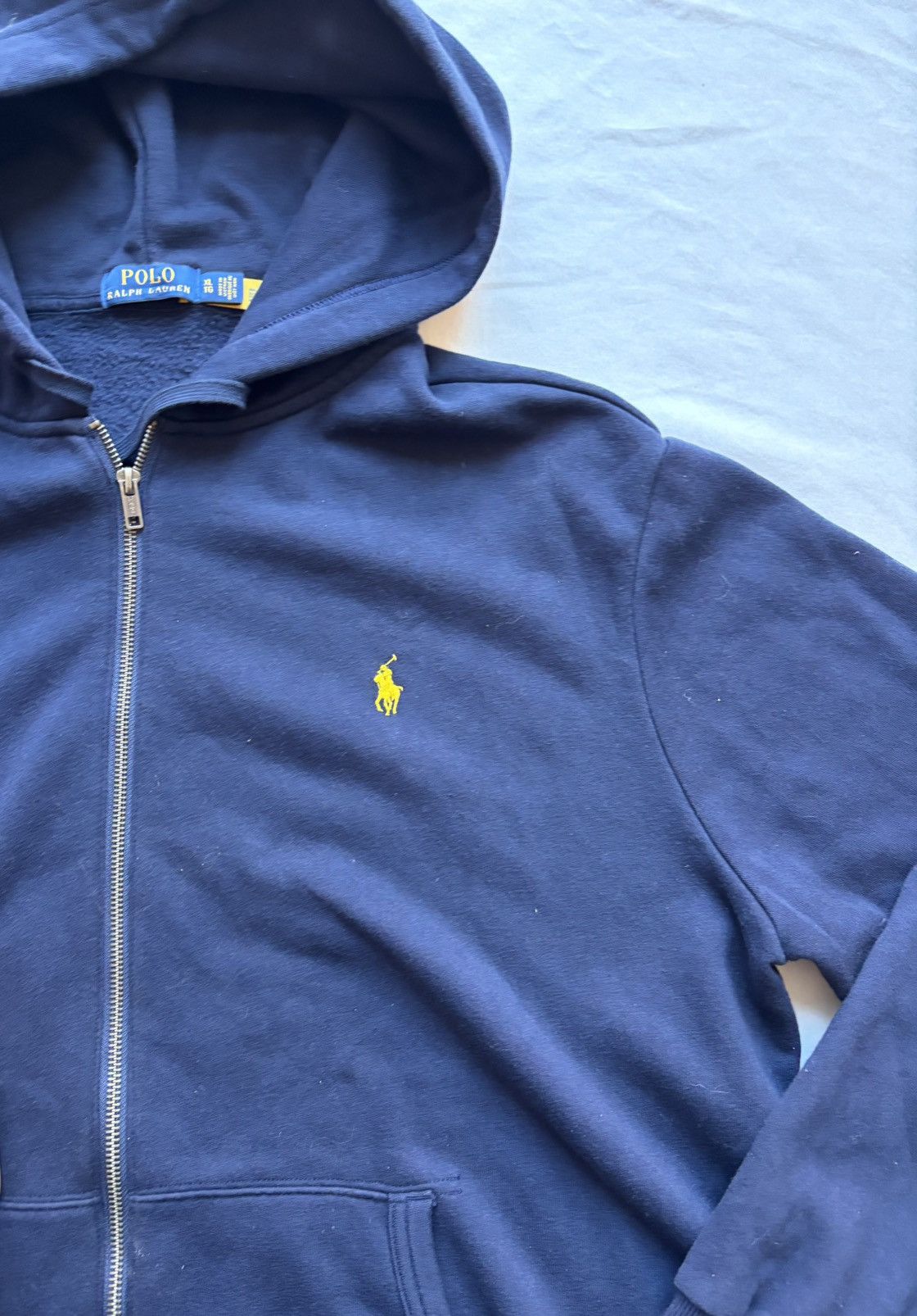 Polo Ralph Lauren Polo Ralph Lauren Zip Hoodie – Signature Pony & Back Logo Size US XL / EU 56 / 4 - 4 Thumbnail