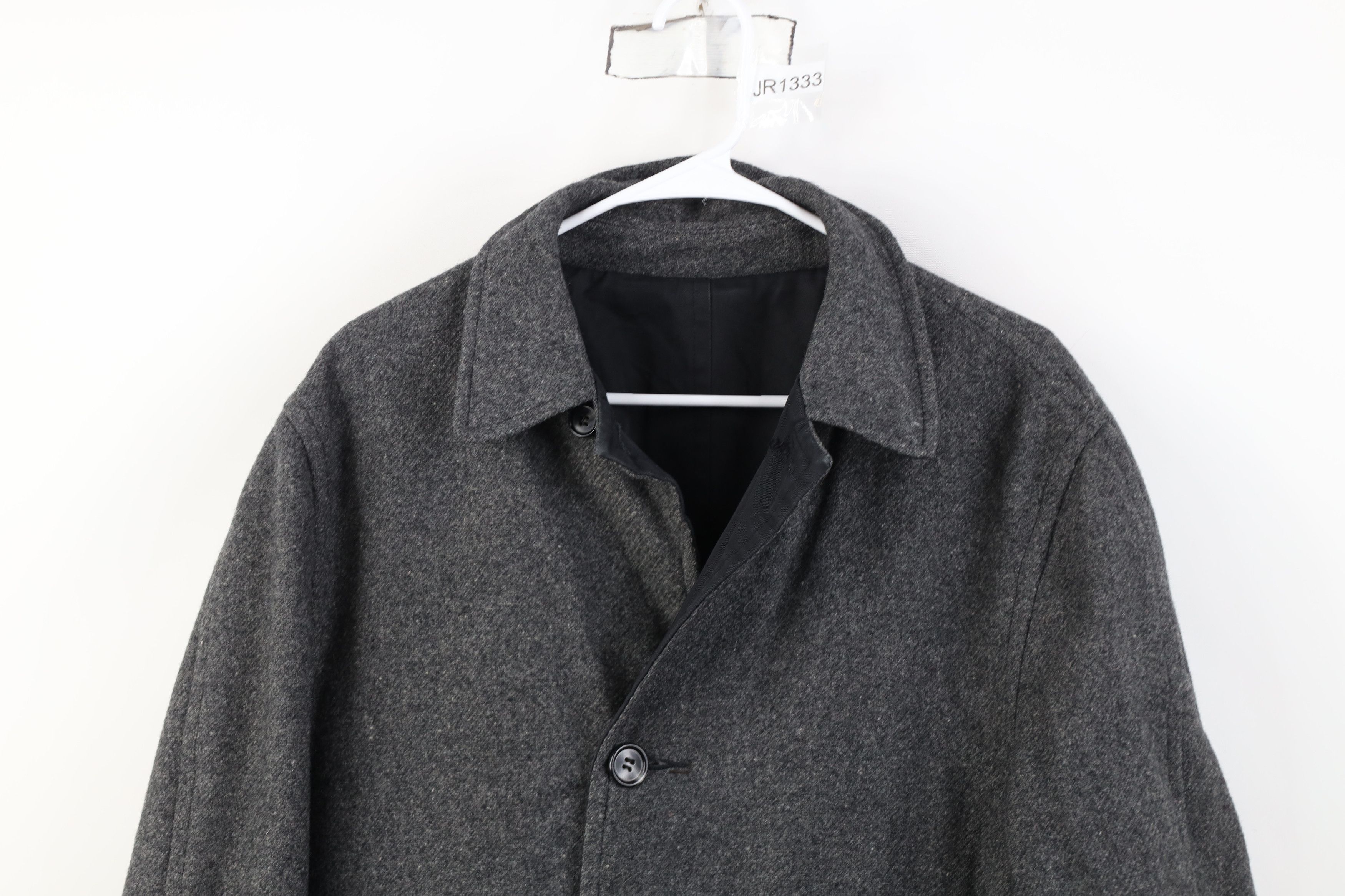 Vintage Vintage 60s Rockabilly Reversible Wool Trench Coat USA Size US XXL / EU 58 / 5 - 13 Thumbnail