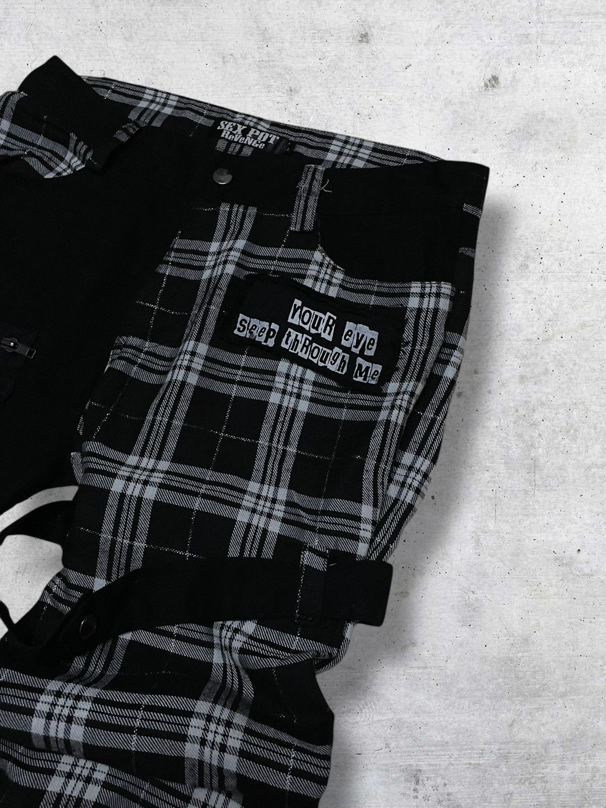 Hysteric Glamour VINTAGE SEX PORT JAPAN DESIGNER 90S BONDAGE PUNK DIVISION OG Size US 29 - 9 Thumbnail