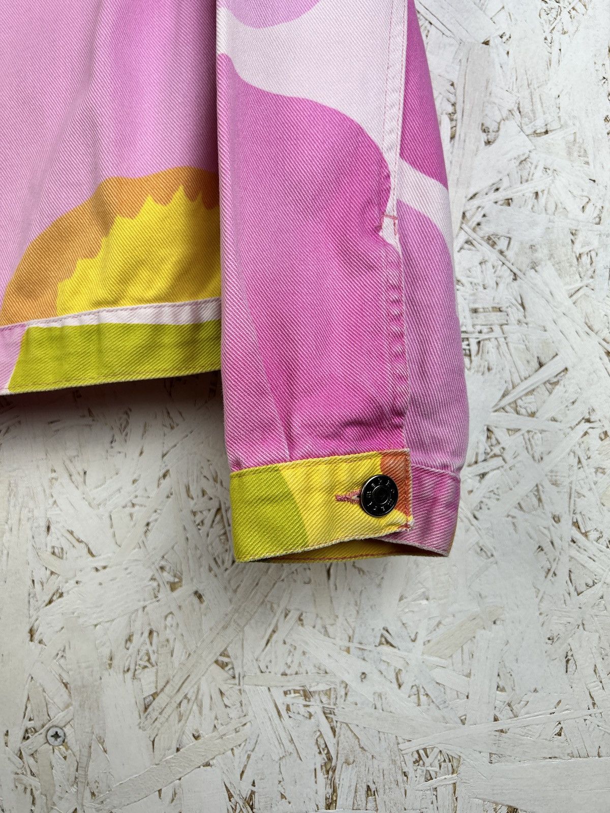 Marimekko Vintage Marimekko Unikko Jeans Denim Flower Jacket 42 Size M / US 6-8 / IT 42-44 - 4 Thumbnail