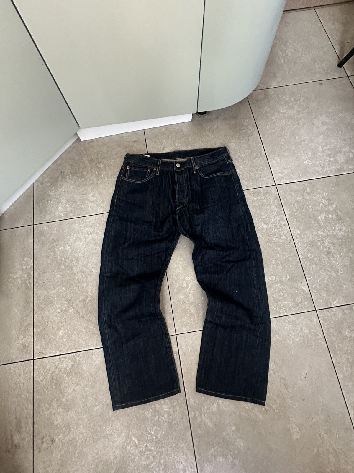 Levi's Levis 501 Denim Jeans Y2K Loose Fit Size US 30 / EU 46 - 5 Thumbnail