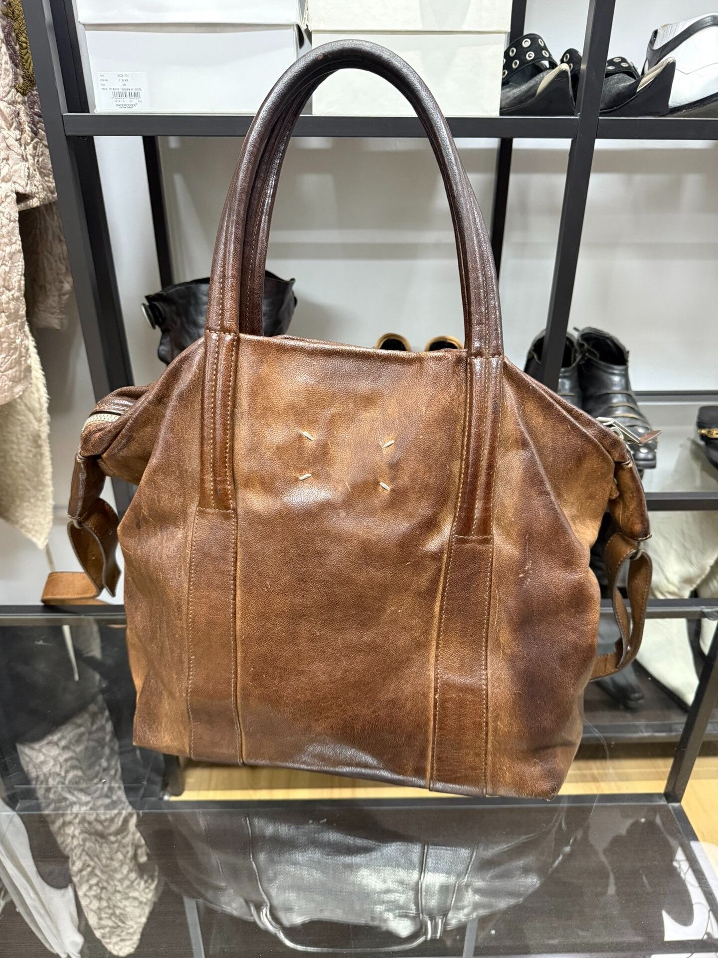 Maison Margiela Maison Martin Margiela Leather Boston Bag（cowhide