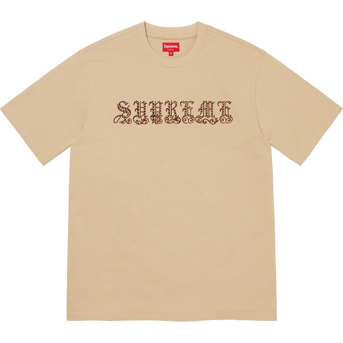 Supreme Supreme Old English Rhinestone Tee Sz M Size US M / EU 48-50 / 2 - 6 Thumbnail